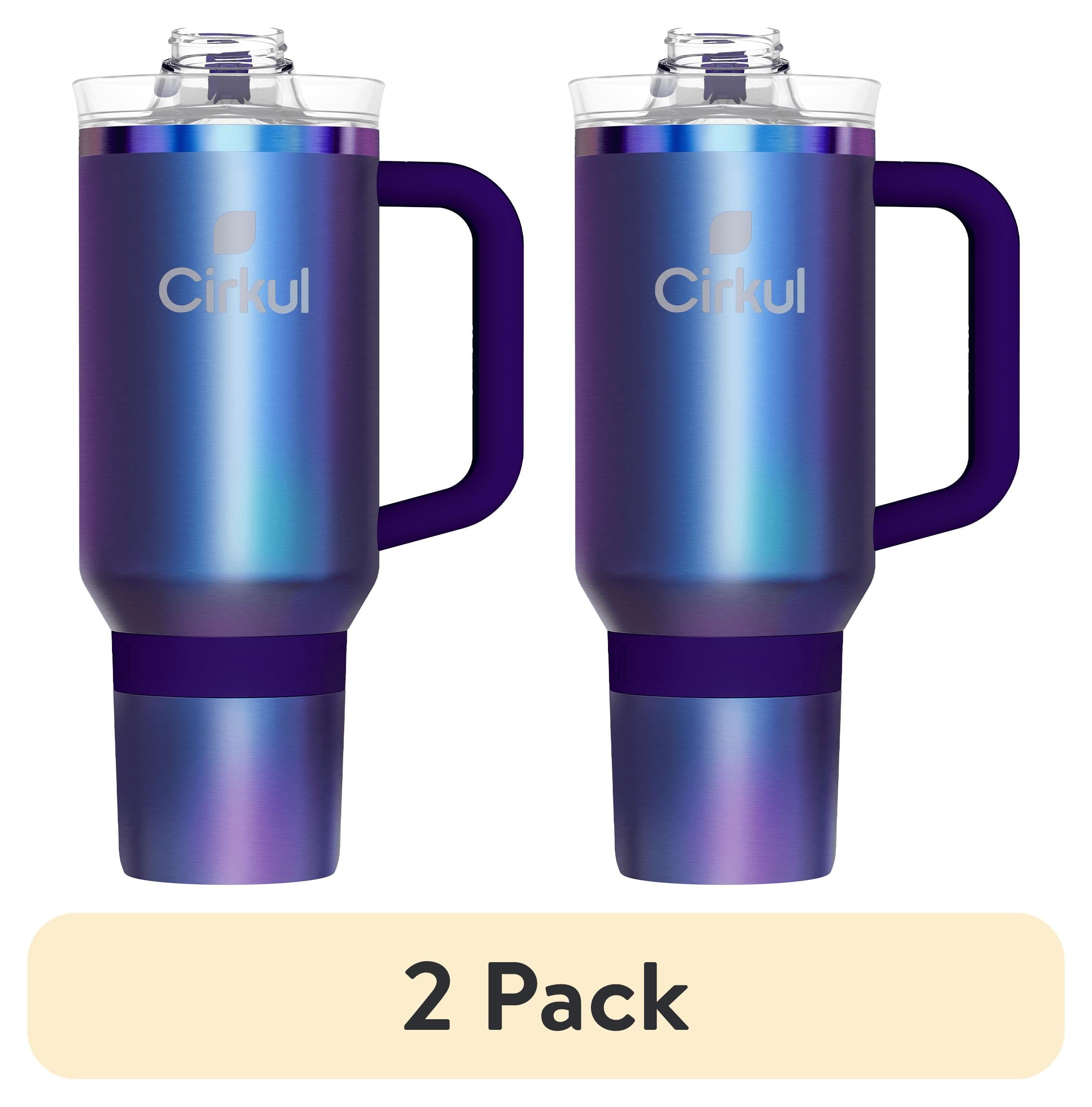 40oz All-Day StrawSip Double-Wall Insulated Stainless Steel Tumbler with Handle, Lilac (Light Purple)