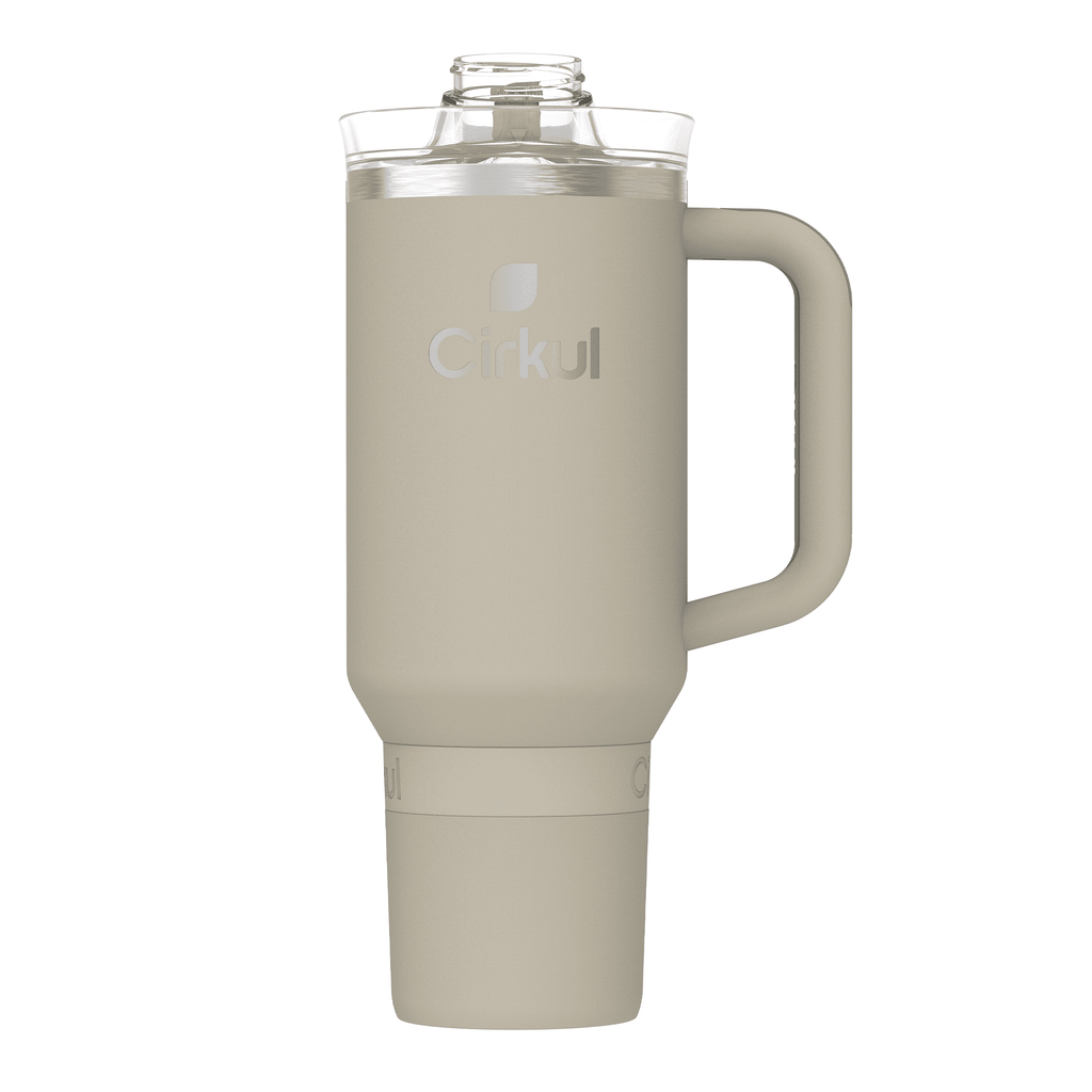 40oz All-Day StrawSip Double-Wall Insulated Stainless Steel Tumbler with Handle, Lilac (Light Purple)