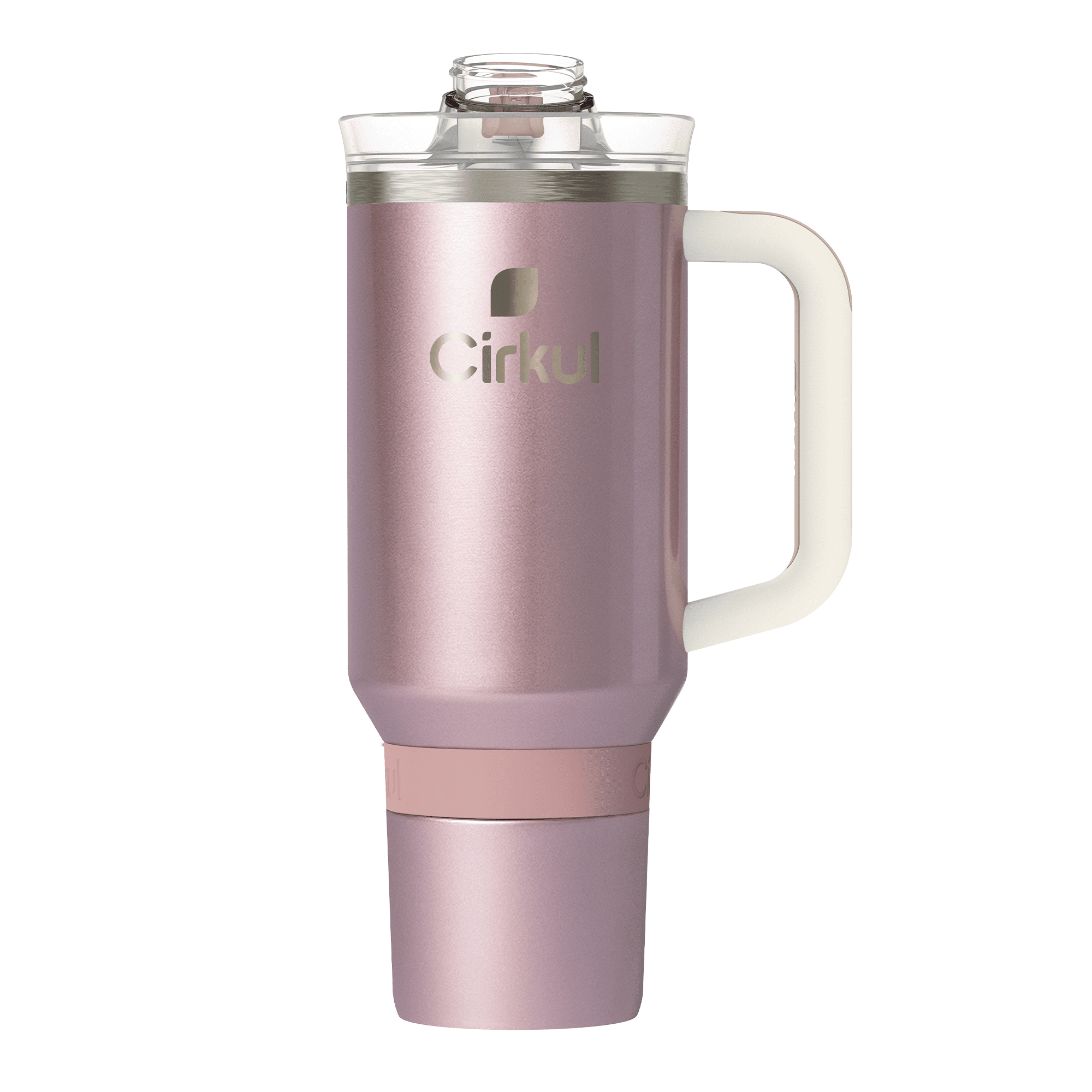 40oz All-Day StrawSip Double-Wall Insulated Stainless Steel Tumbler with Handle, Lilac (Light Purple)
