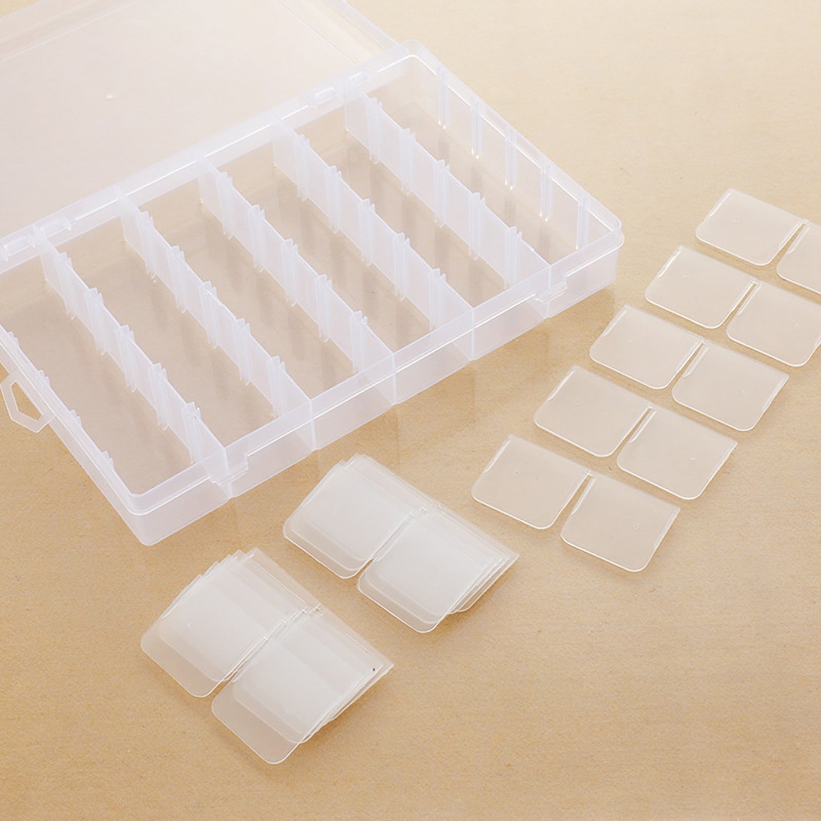 Closet Organizer Containers Clea for Christmas Sweater Storage Bins Moving Removable Transparent Lattice 36 Jewelry Closet Storage Bins Clear under Bed Storage Bins with Lids Storage Bins for Shoes