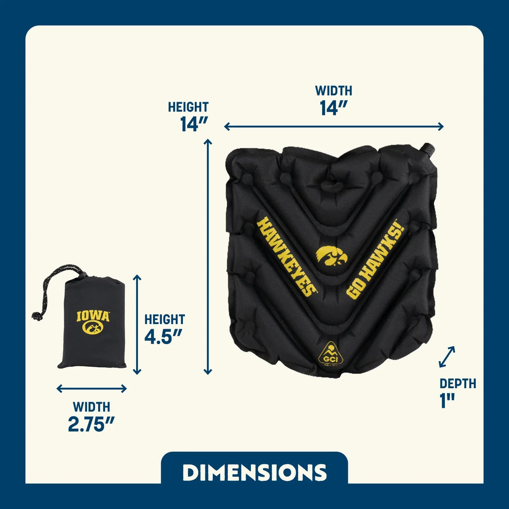V Seat™ Inflatable Stadium Cushion - Iowa Hawkeyes