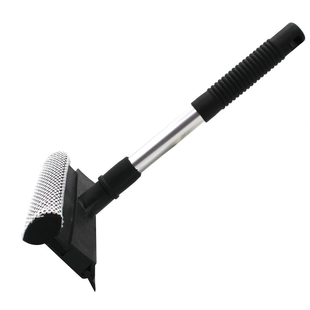 2 pcs  Double-sided Glass Wiper Multi-purpose Glass Squeegee Retractable Glass Wiper Aluminum Alloy Rubber Window Cleaner Glass Cleaning Brush