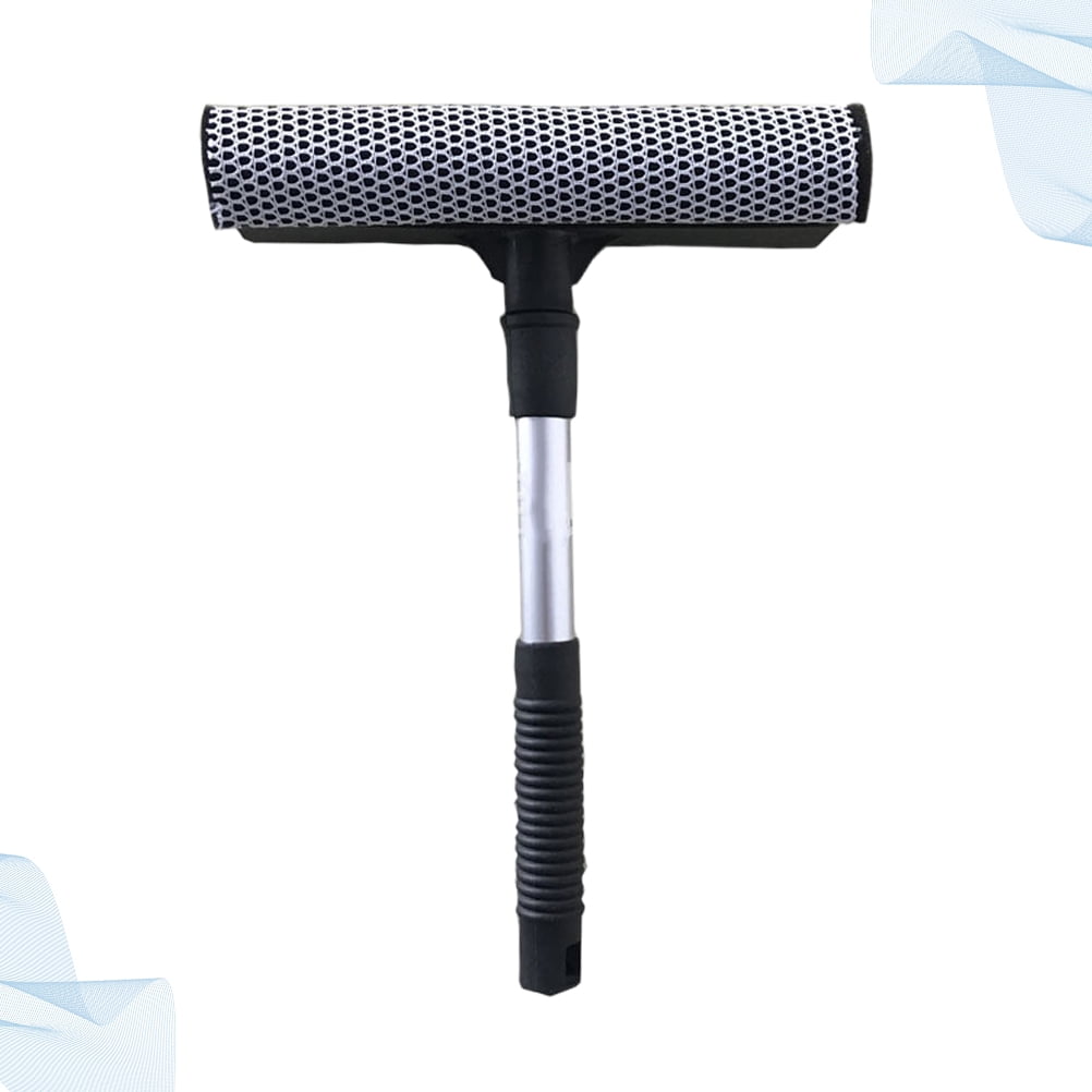 2 pcs  Double-sided Glass Wiper Multi-purpose Glass Squeegee Retractable Glass Wiper Aluminum Alloy Rubber Window Cleaner Glass Cleaning Brush