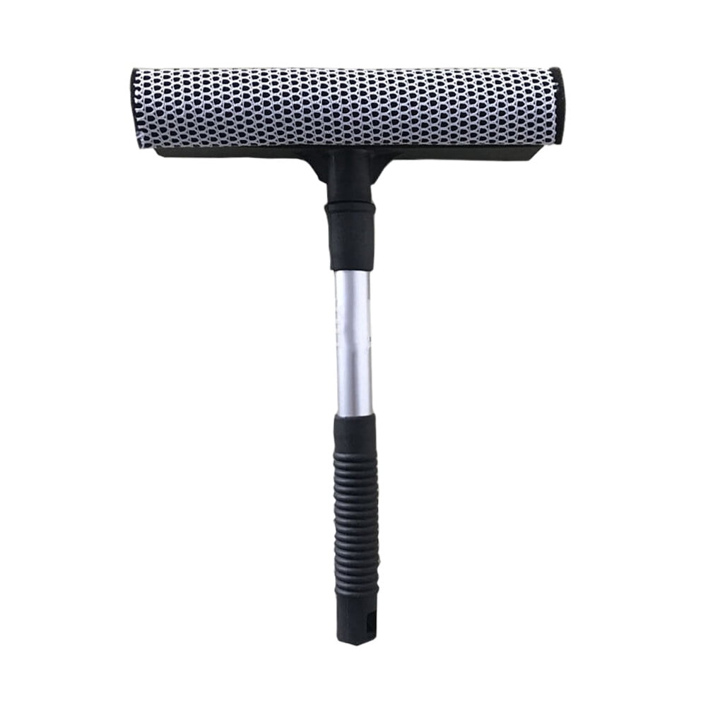2 pcs  Double-sided Glass Wiper Multi-purpose Glass Squeegee Retractable Glass Wiper Aluminum Alloy Rubber Window Cleaner Glass Cleaning Brush