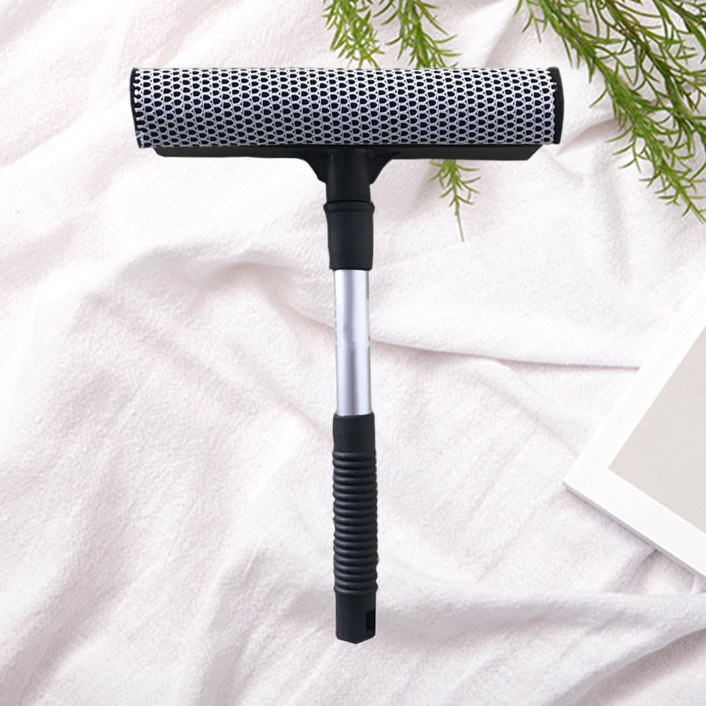 2 pcs  Double-sided Glass Wiper Multi-purpose Glass Squeegee Retractable Glass Wiper Aluminum Alloy Rubber Window Cleaner Glass Cleaning Brush