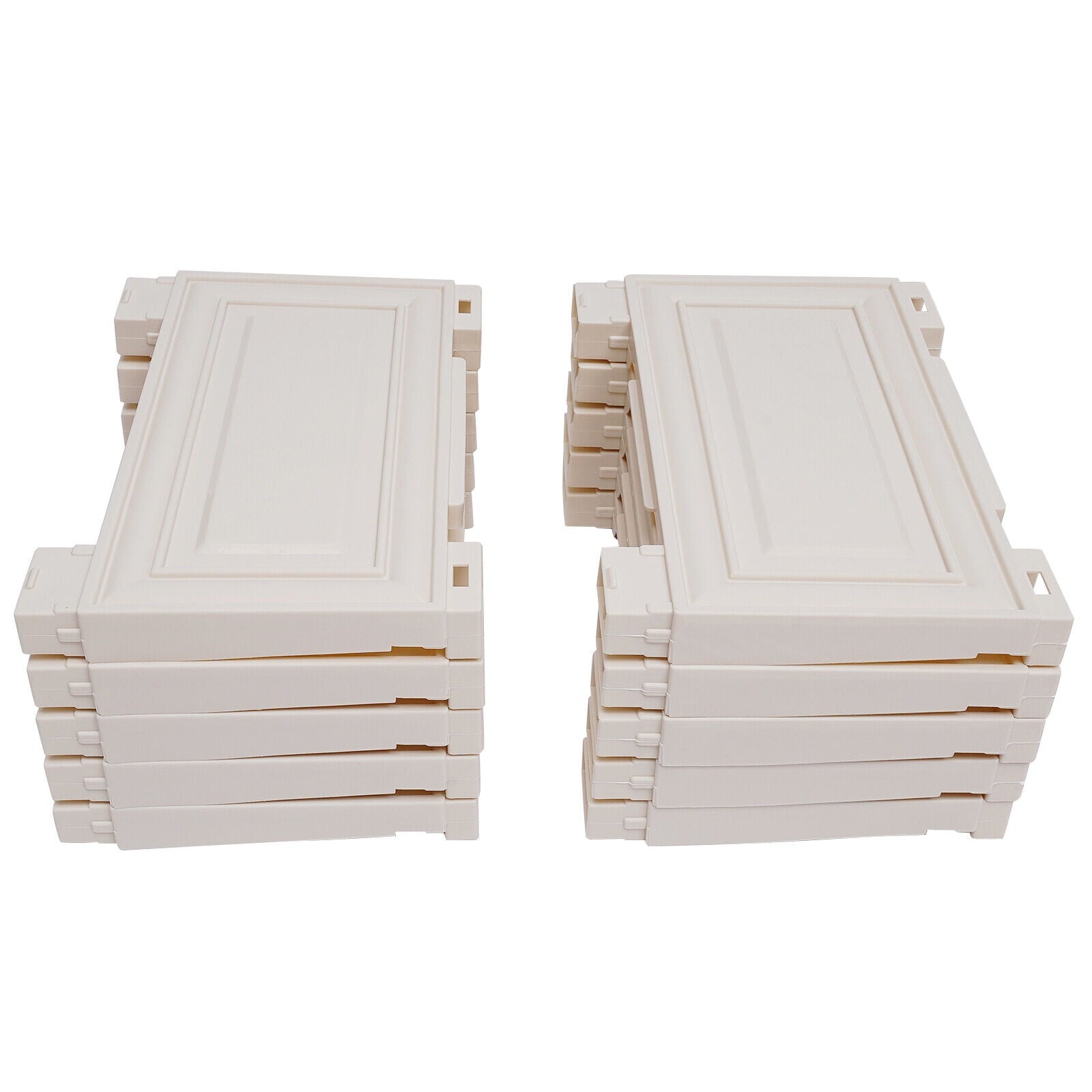 Rolling Parrot Plastic Dresser Storage Cabinet 5 Layers 6 Drawer Organizer for Living Rooms, Bedrooms