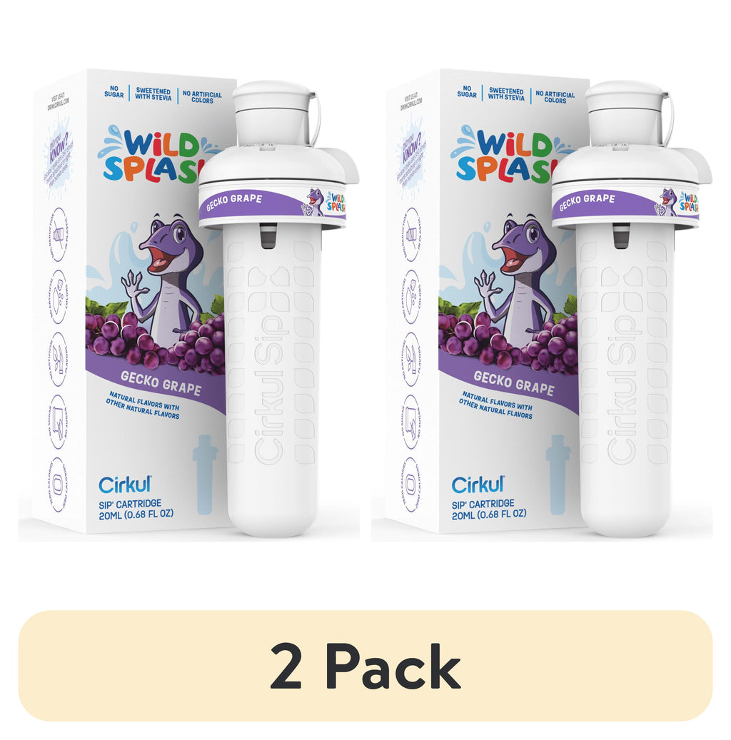 (2 pack)   Gecko Grape Flavor Cartridge, Drink Mix, 1-Pack