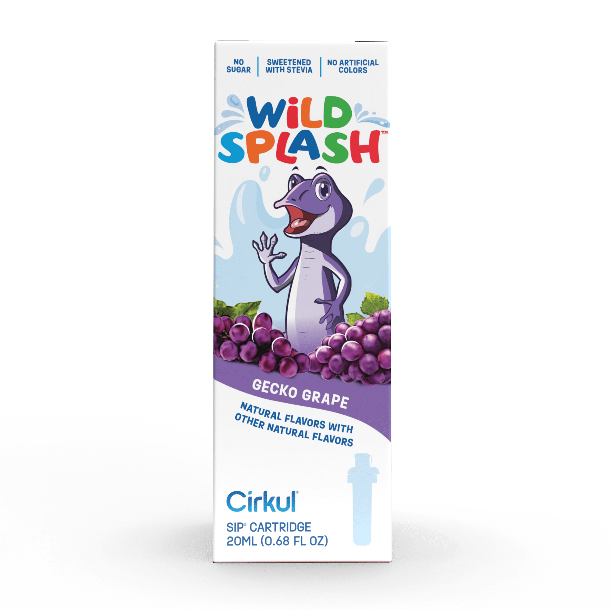(2 pack)   Gecko Grape Flavor Cartridge, Drink Mix, 1-Pack