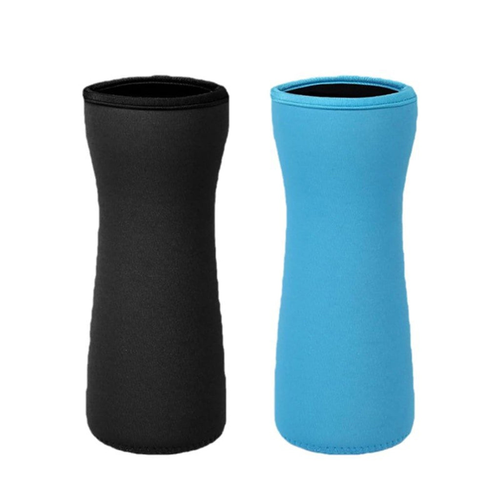 22oz Cute Printed Sleeve Compatible With  Water Bottle For Plastic And Stainless Steel Bottles 22oz  Sweat-Wicking Material Insulated Cover Designed With Handles (Black)