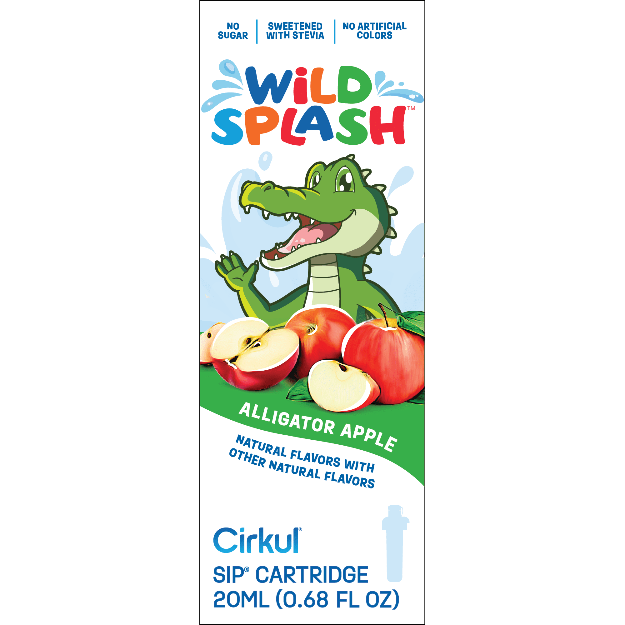 (2 pack)   Alligator Apple Flavor Cartridge, Drink Mix, 1-Pack