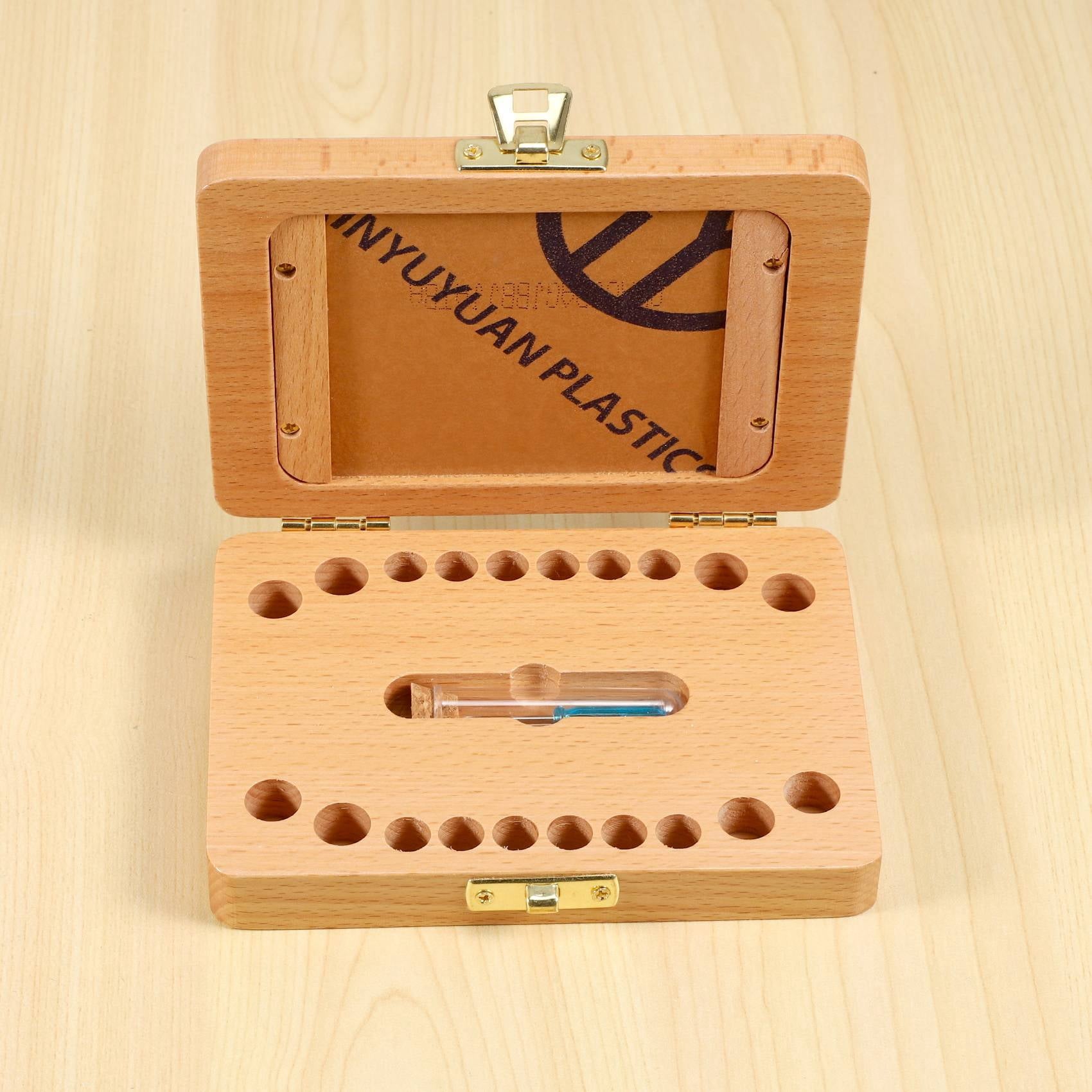 Tooth Keepsake Box, Baby Teeth Box Milk Teeth Save Organizer Kit, Tooth with Memory Storage