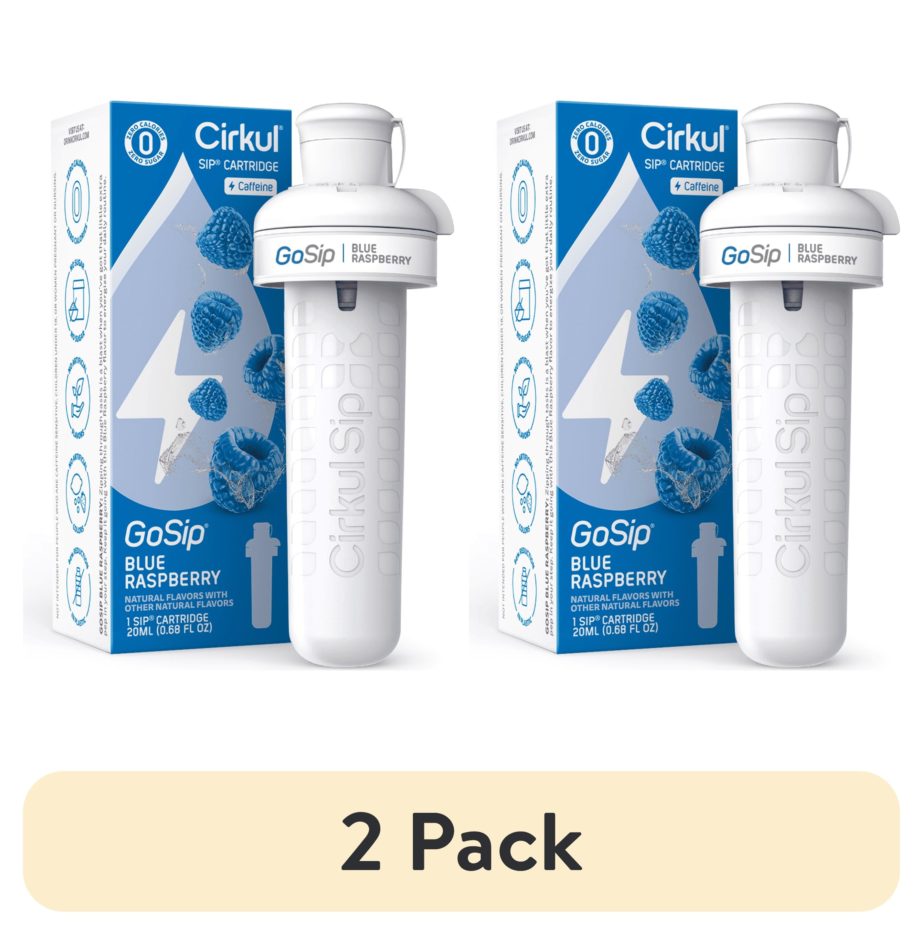 (2 pack)   Blue Raspberry Flavor Cartridge, Drink Mix, 1-Pack