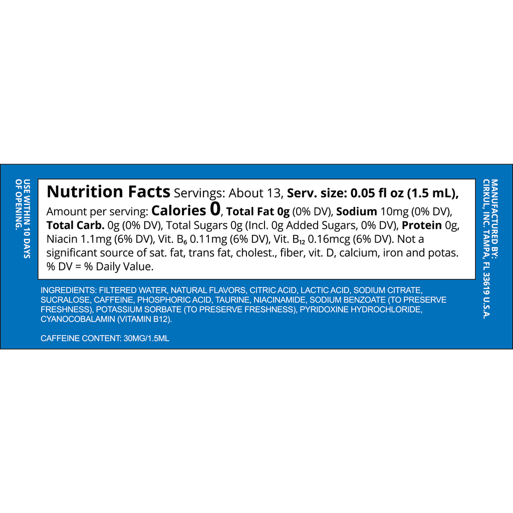(2 pack)   Blue Raspberry Flavor Cartridge, Drink Mix, 1-Pack