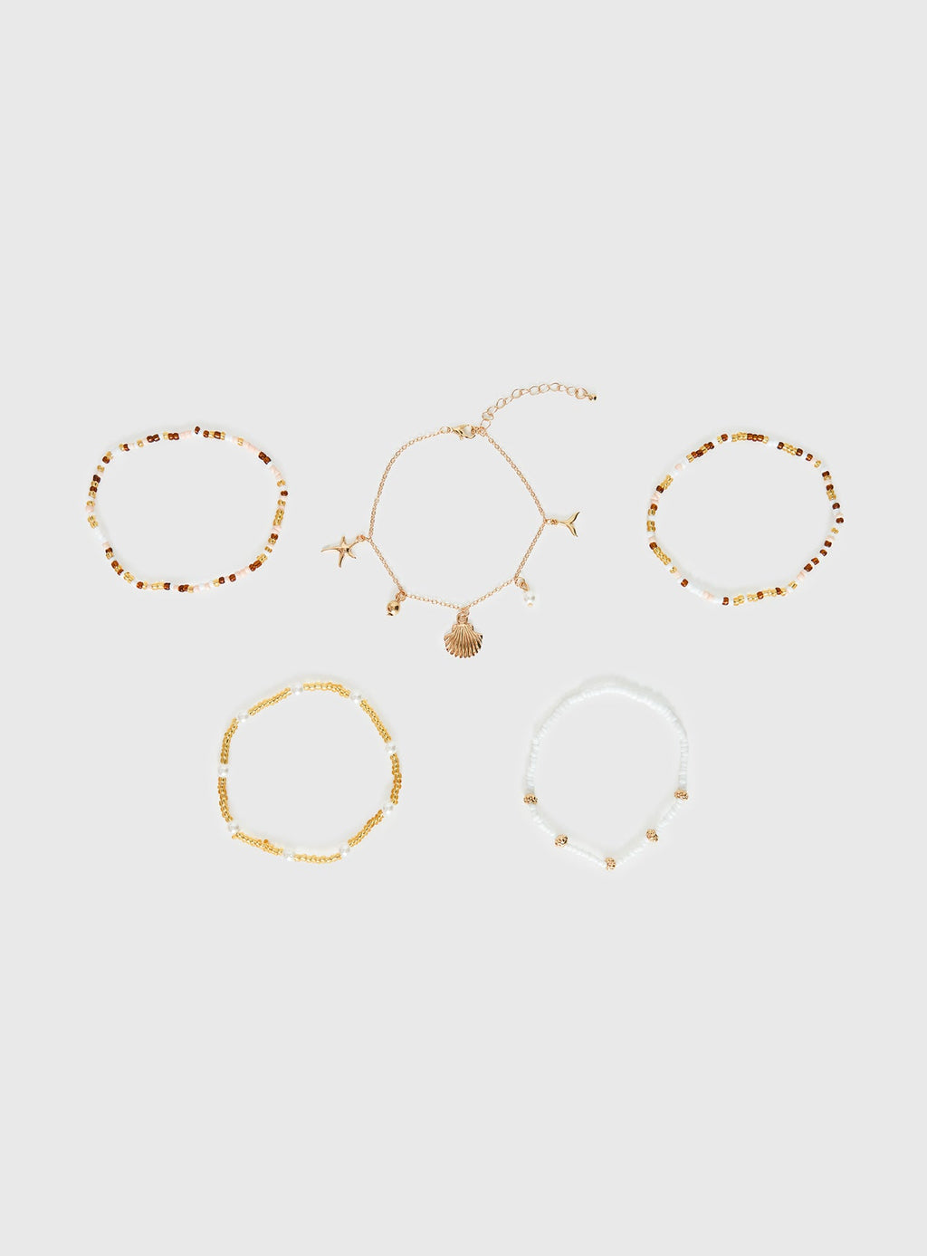 Baby I Know Anklet Pack Gold