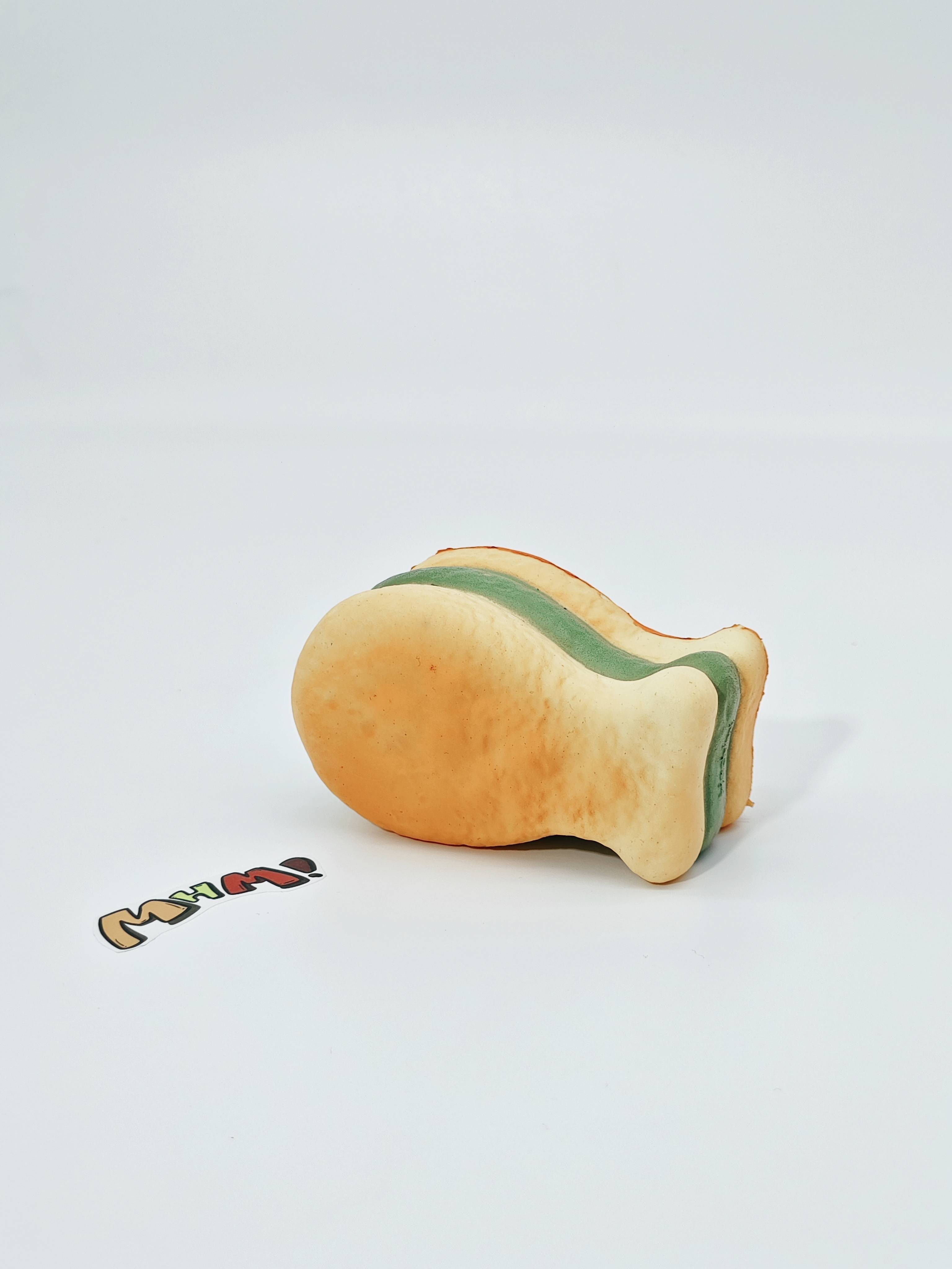 🐟 Matcha Filling Fish Cake Squishy | Snack Themed Slow Rising Stress Relief Toy