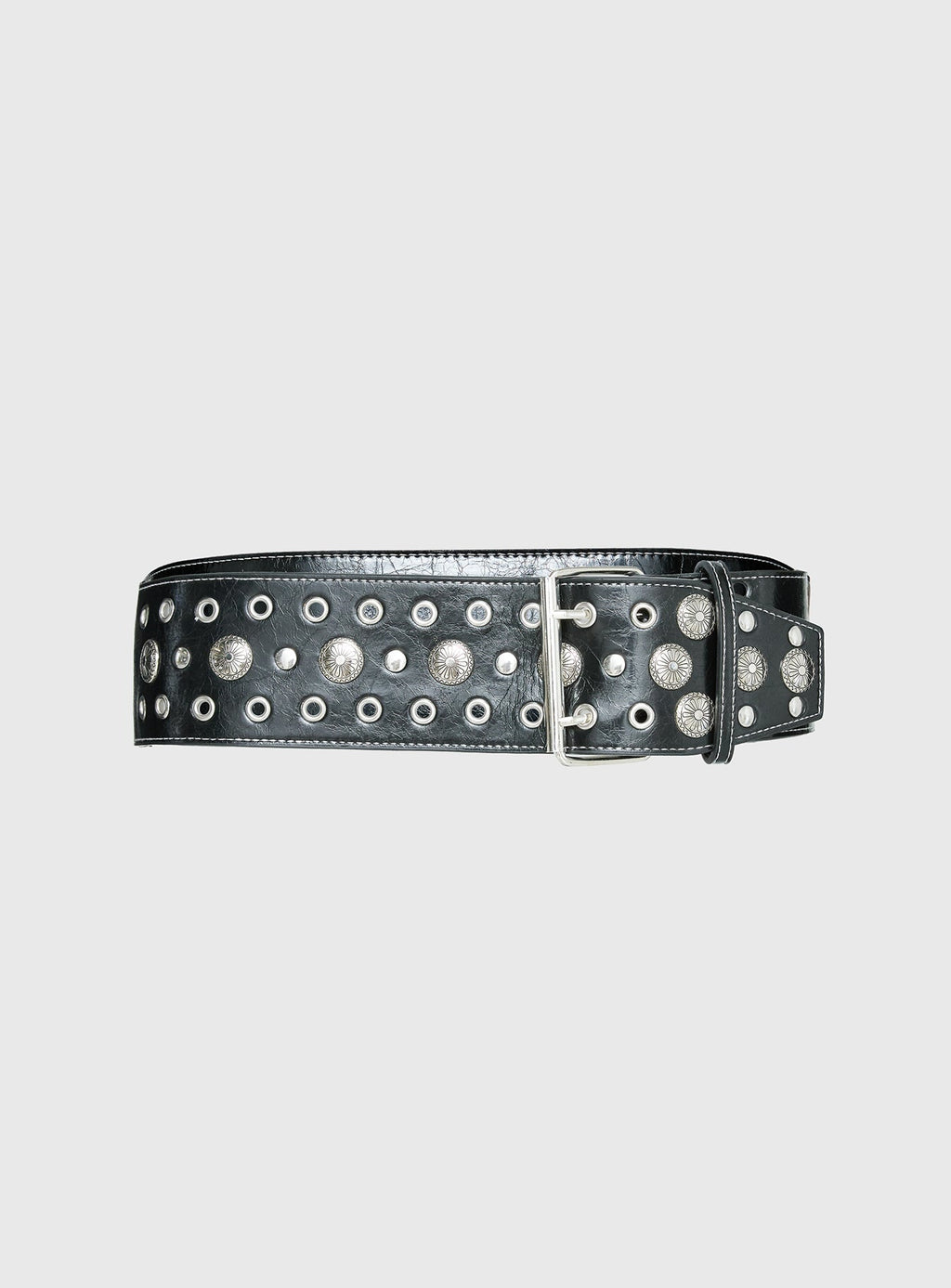 Rhomana Studded Belt Black