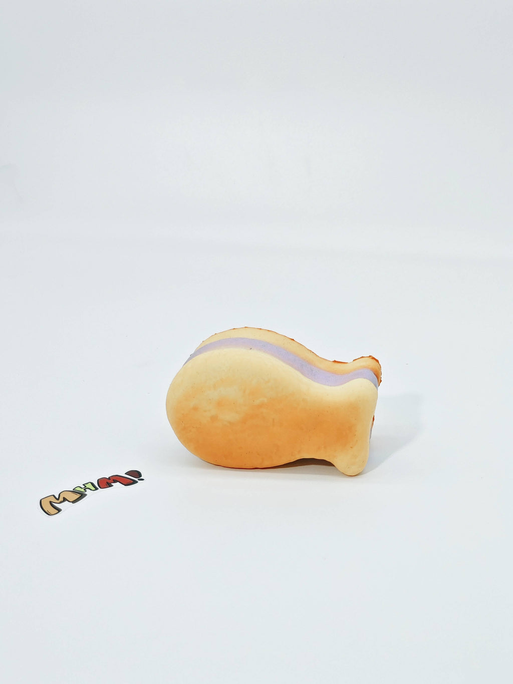 🐟 Purple Filling Fish Cake Squishy | Snack Themed Slow Rising Stress Relief Toy