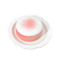White Peach Oolong Roll Squishy - Sticky & Soft Swiss Cake Toy | Scented Tea Dessert Fidget