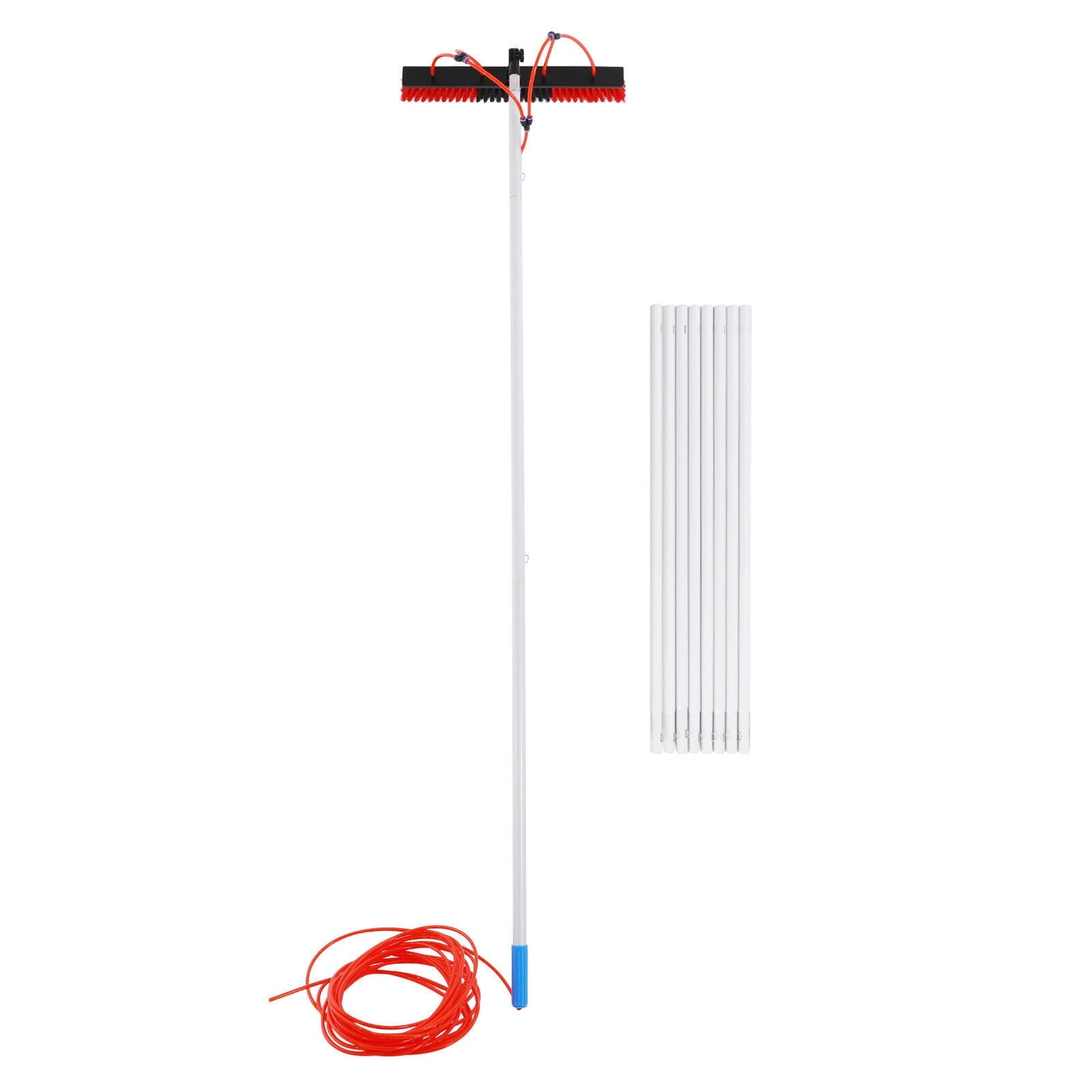 Cleaning Brush Kit for Solar Panel, Window Cleaning Equipment, Window Cleaning 180° for Cleaning House Roofs, Solar Photovoltaic Panels, High-Height Windows