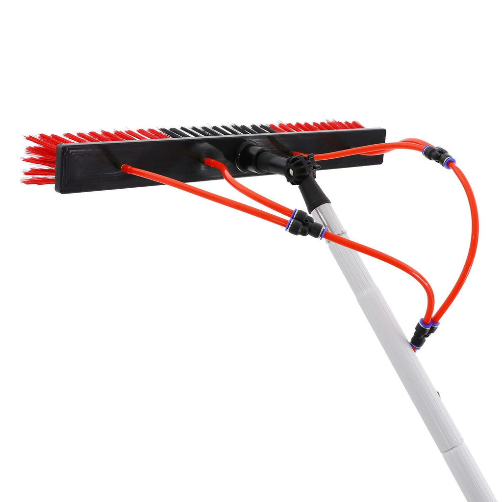 Cleaning Brush Kit for Solar Panel, Window Cleaning Equipment, Window Cleaning 180° for Cleaning House Roofs, Solar Photovoltaic Panels, High-Height Windows