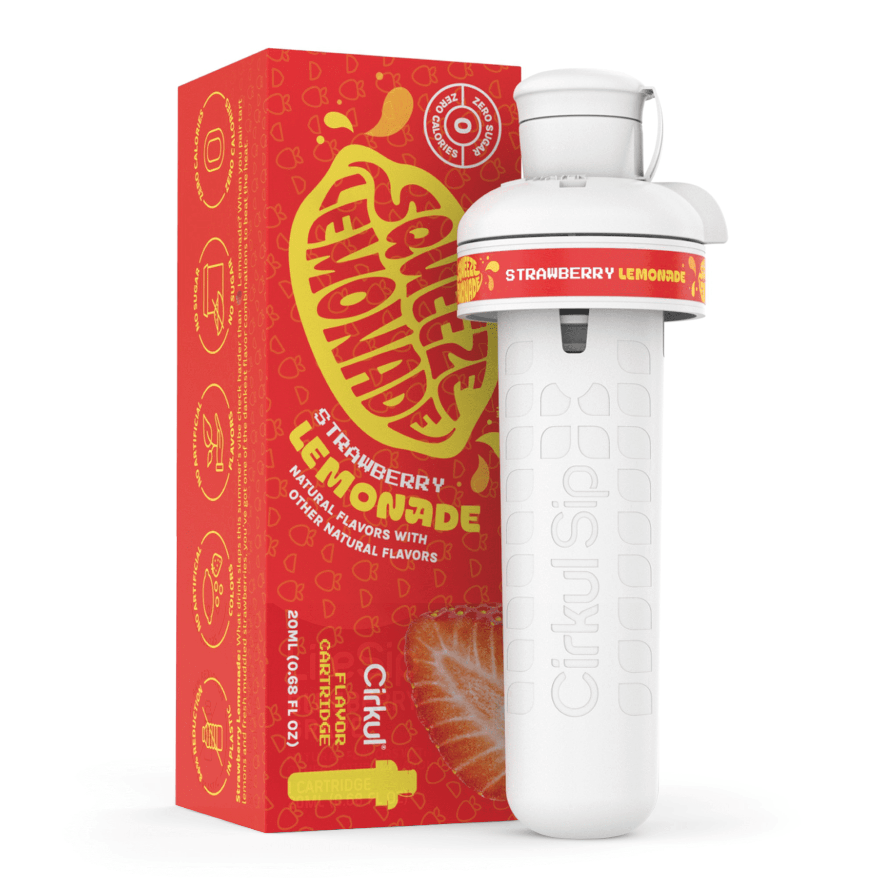 (2 pack)   Strawberry Lemonade Flavor Cartridge, Drink Mix, 1-Pack