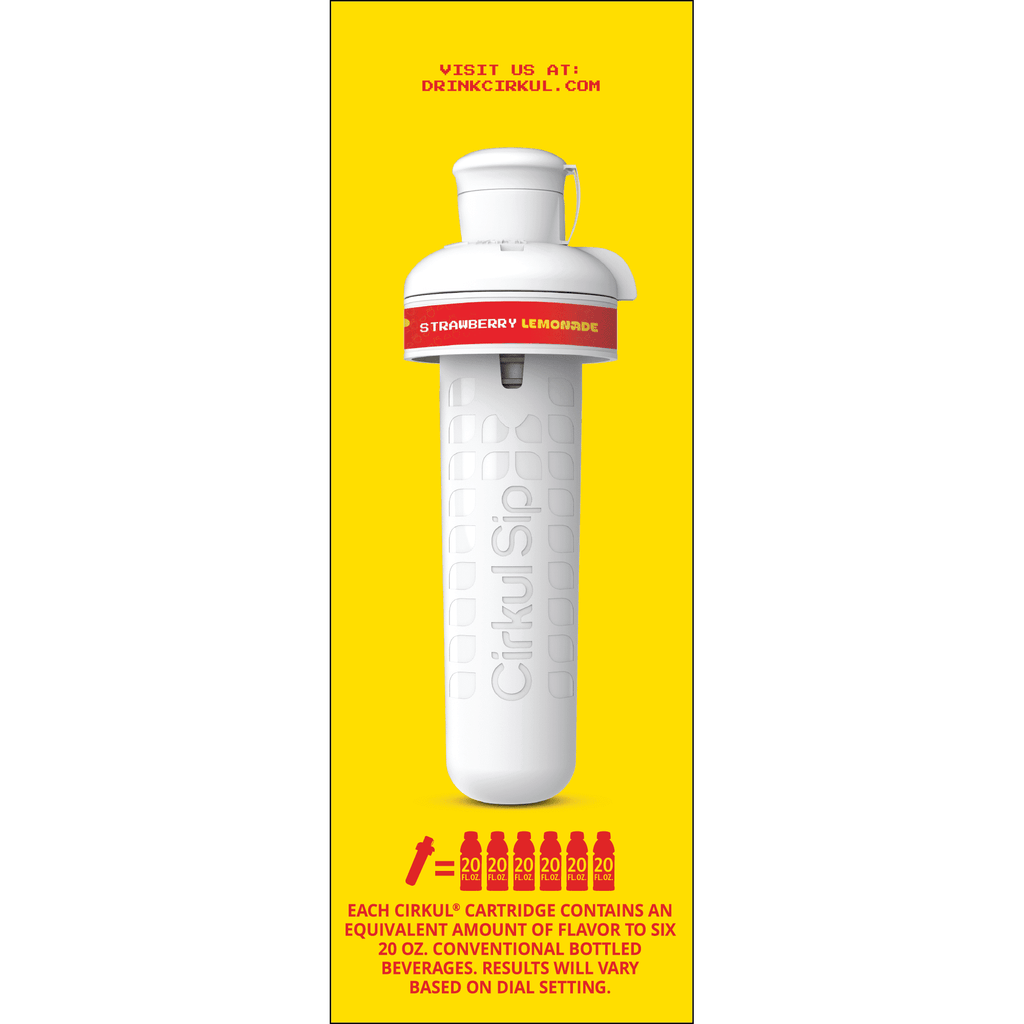 (2 pack)   Strawberry Lemonade Flavor Cartridge, Drink Mix, 1-Pack