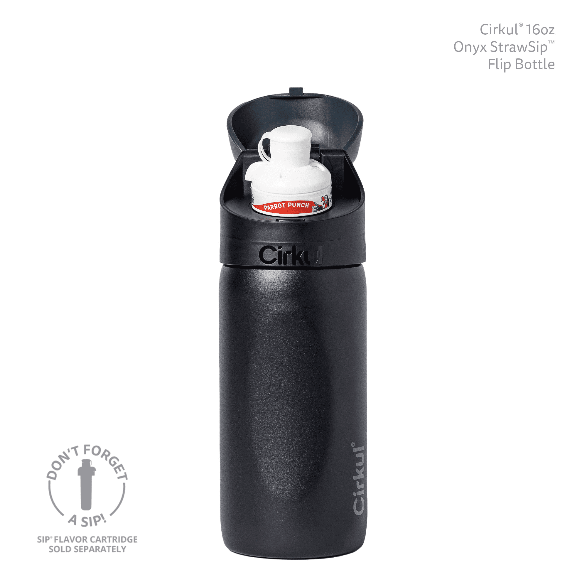 16oz StrawSip Flip Bottle, Blossom (Pink)