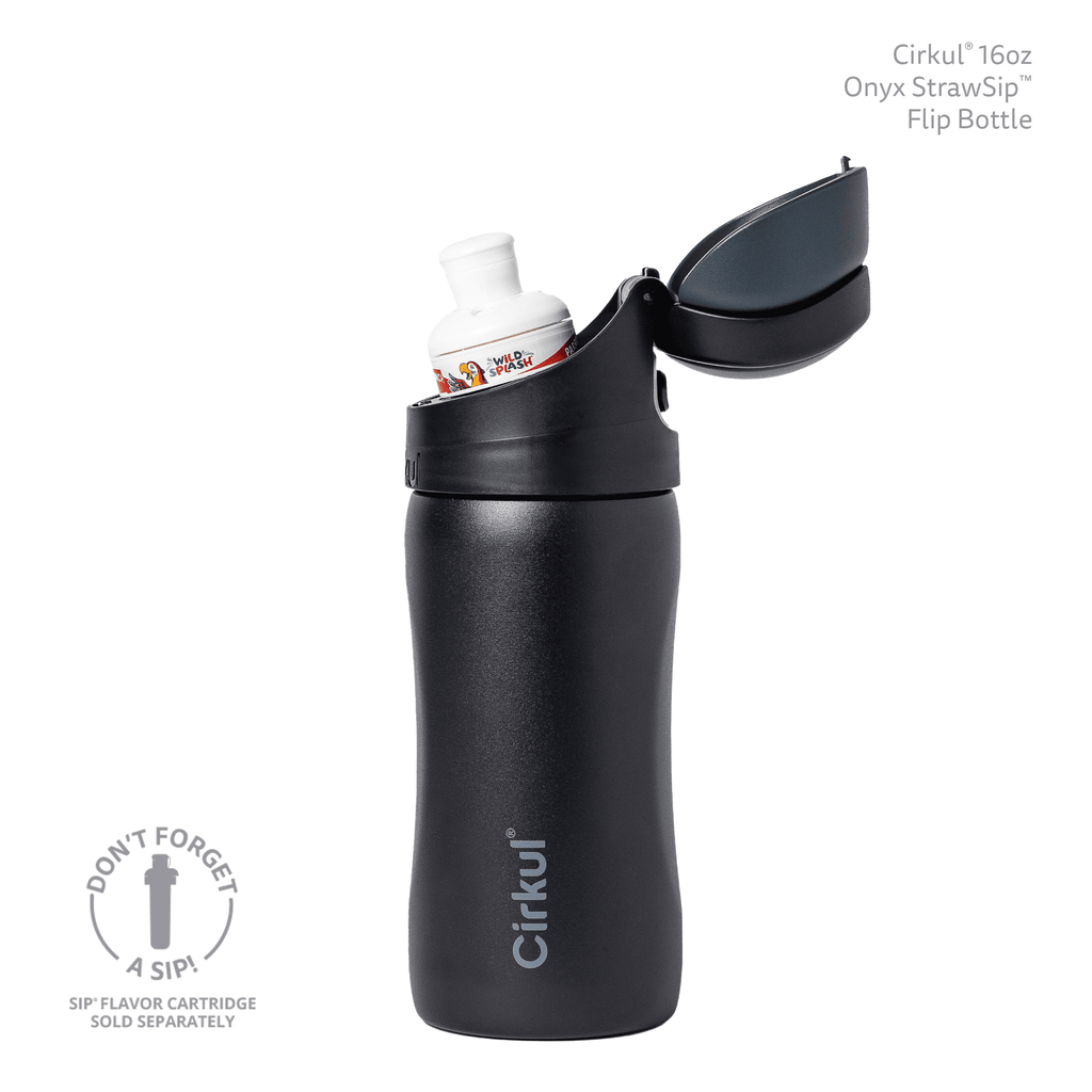 16oz StrawSip Flip Bottle, Blossom (Pink)