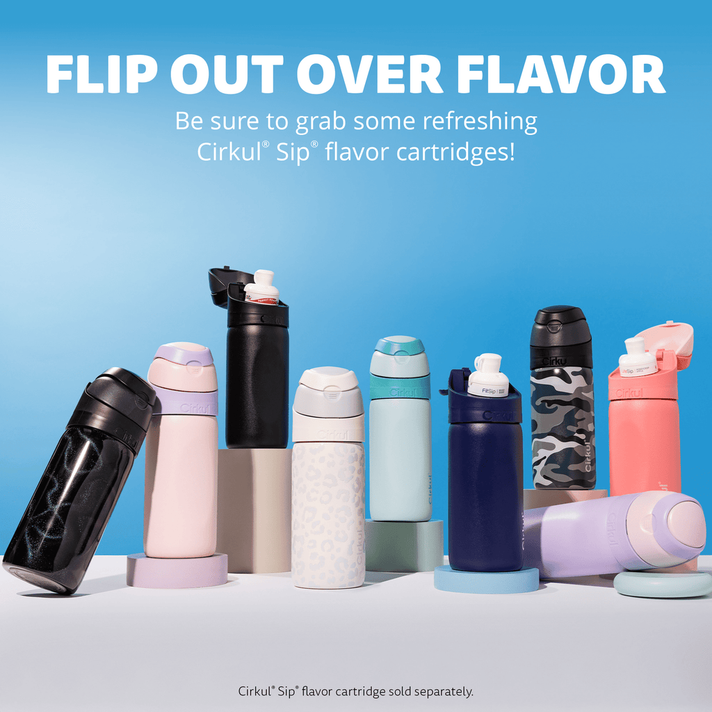 16oz StrawSip Flip Bottle, Blossom (Pink)