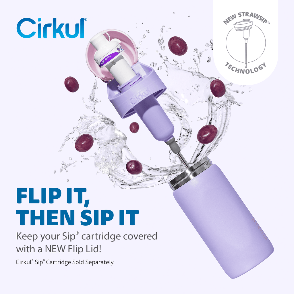 16oz StrawSip Flip Bottle, Blossom (Pink)