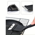 Clean Barbecue Brush Metal Brush Grill Net Brush Grill Wire Brush Cleaning Brush Barbecue Tool