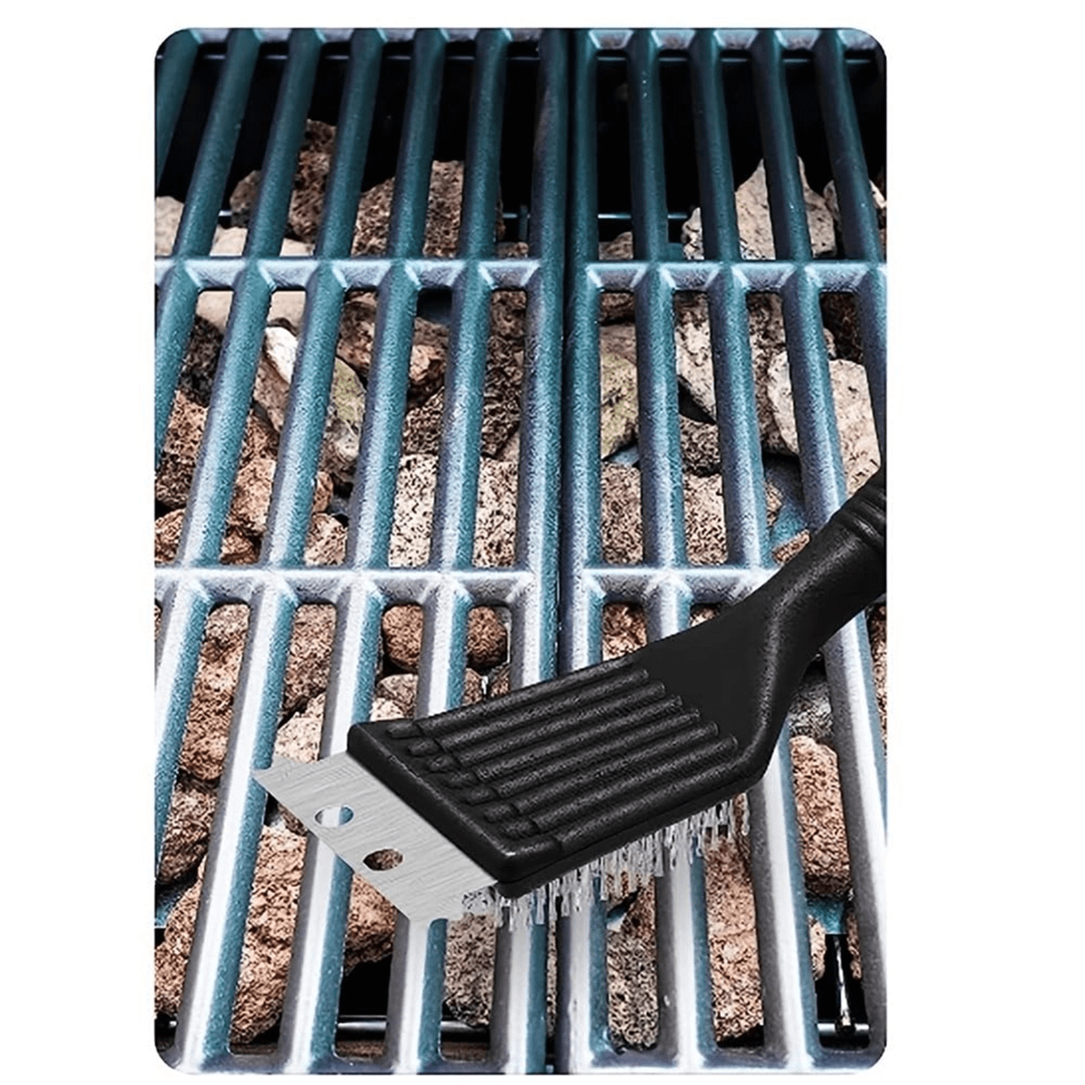 Clean Barbecue Brush Metal Brush Grill Net Brush Grill Wire Brush Cleaning Brush Barbecue Tool