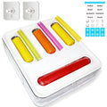 Ziploc Bag Organizer for Kitchen Drawer, with Label and Hook,Sandwich Baggie Holder Storage, Food Bags Dispenser