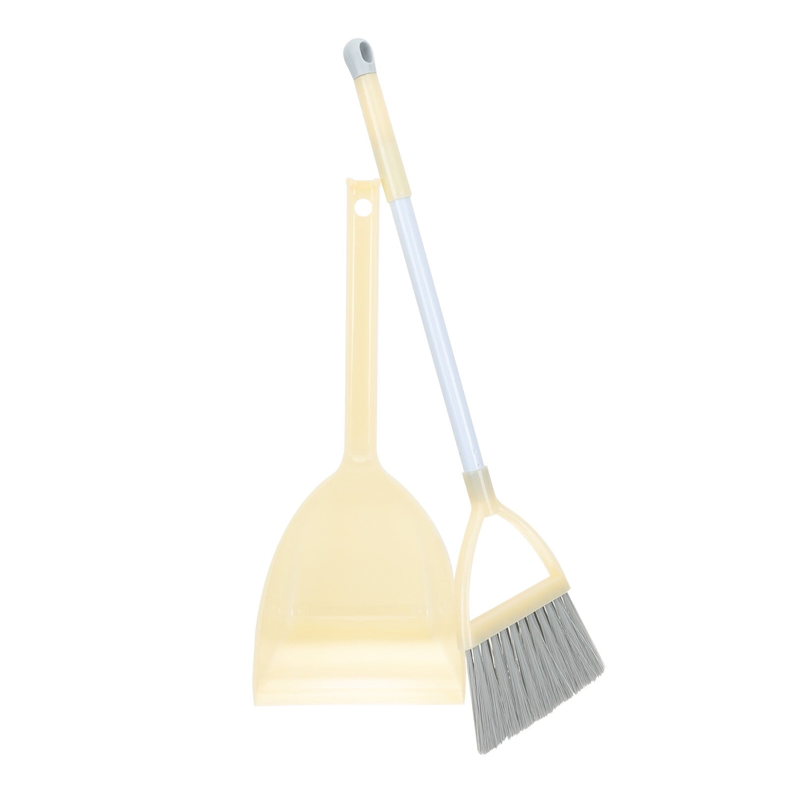 1 Set Kids Broom and Small Dustpan for Pretend Play Housekeeping Helper Plastic