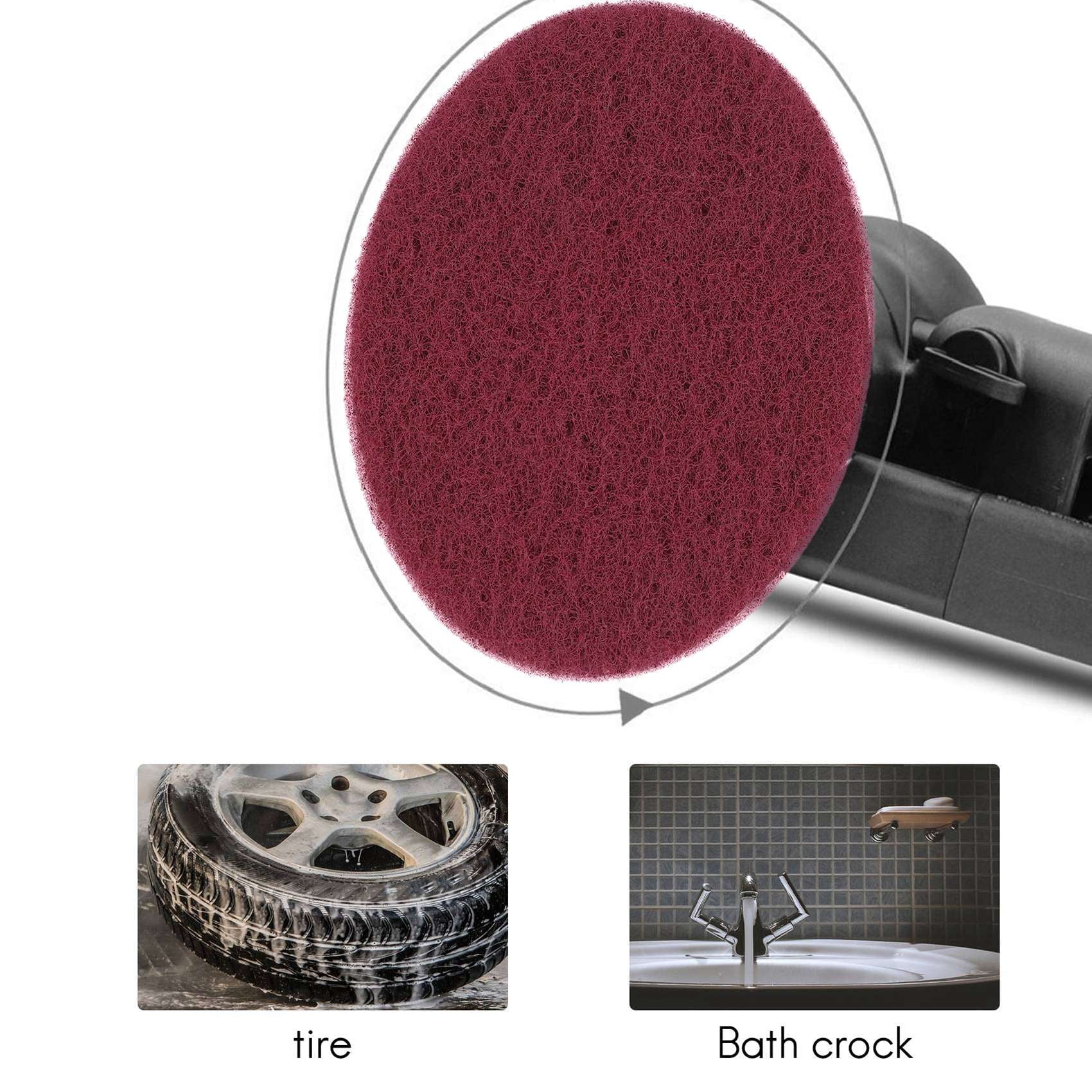 11Pcs Power Scrubber Brush Set Polishing Pad for Drill Powered Brush Tile Scrubber Scouring Pads Cleaning Tool