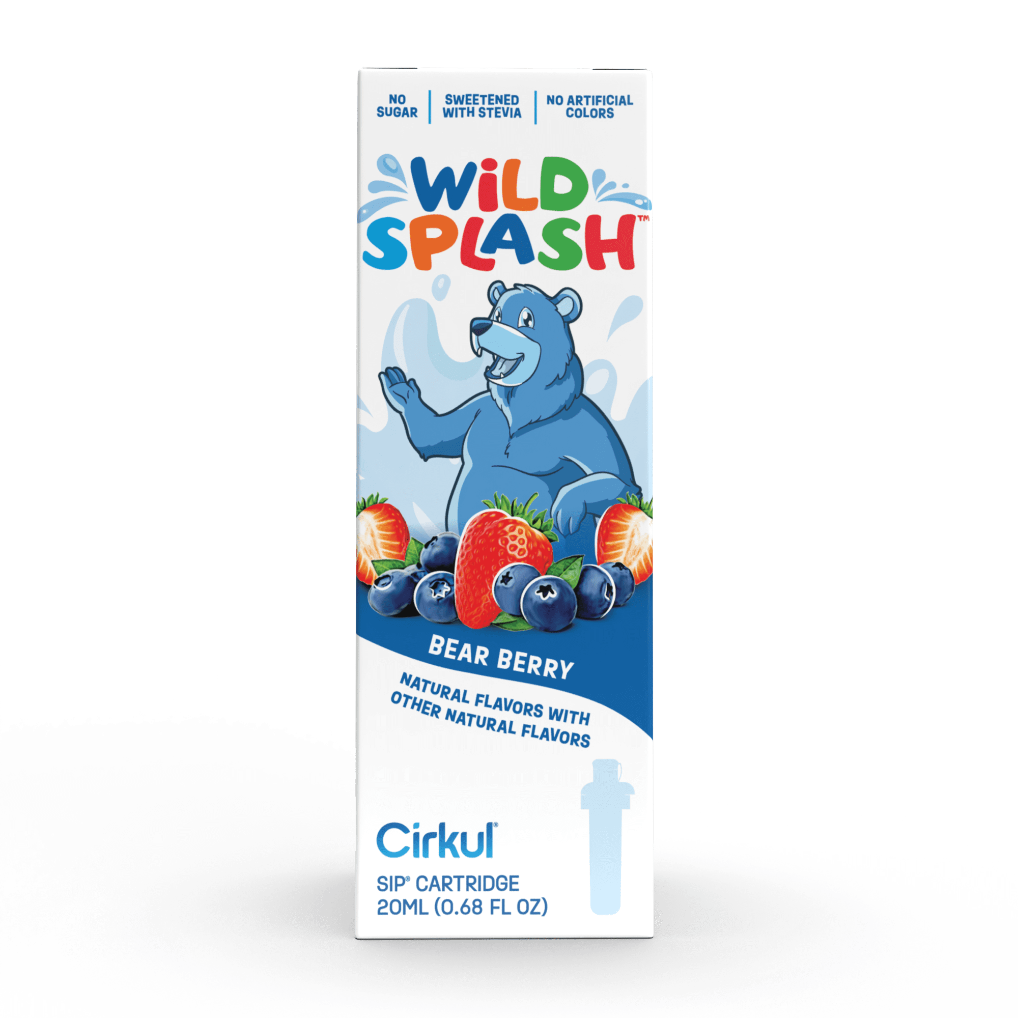 (2 pack)   Bear Berry Flavor Cartridge, Drink Mix, 1-Pack