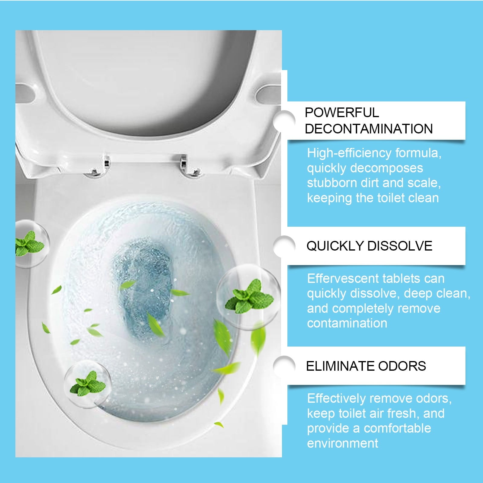 Household Cleaning Supplies, It Can Powerfully Clean Up Quickly Break Down Stubborn And Scale And Keep The Toilet Clean