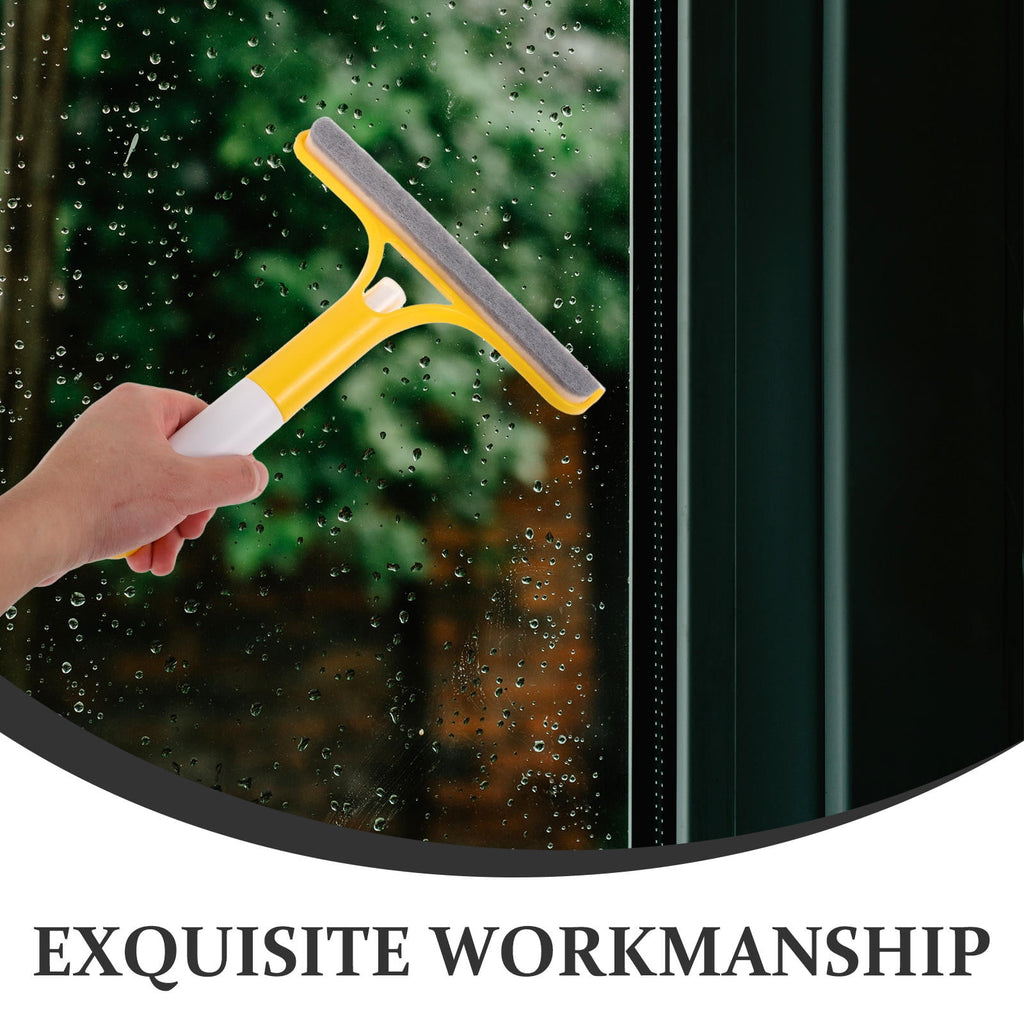 unbranded 3-In-1 Window Cleaner Spray And Squeegee With Brush Window Squeegee For Bathroom Glass Cleaning Shower Doors Car Windows And Household Mirrors Glass Cleaning Tools