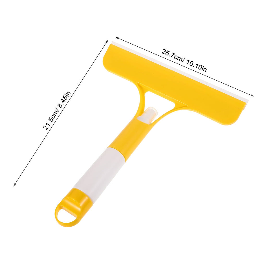 unbranded 3-In-1 Window Cleaner Spray And Squeegee With Brush Window Squeegee For Bathroom Glass Cleaning Shower Doors Car Windows And Household Mirrors Glass Cleaning Tools