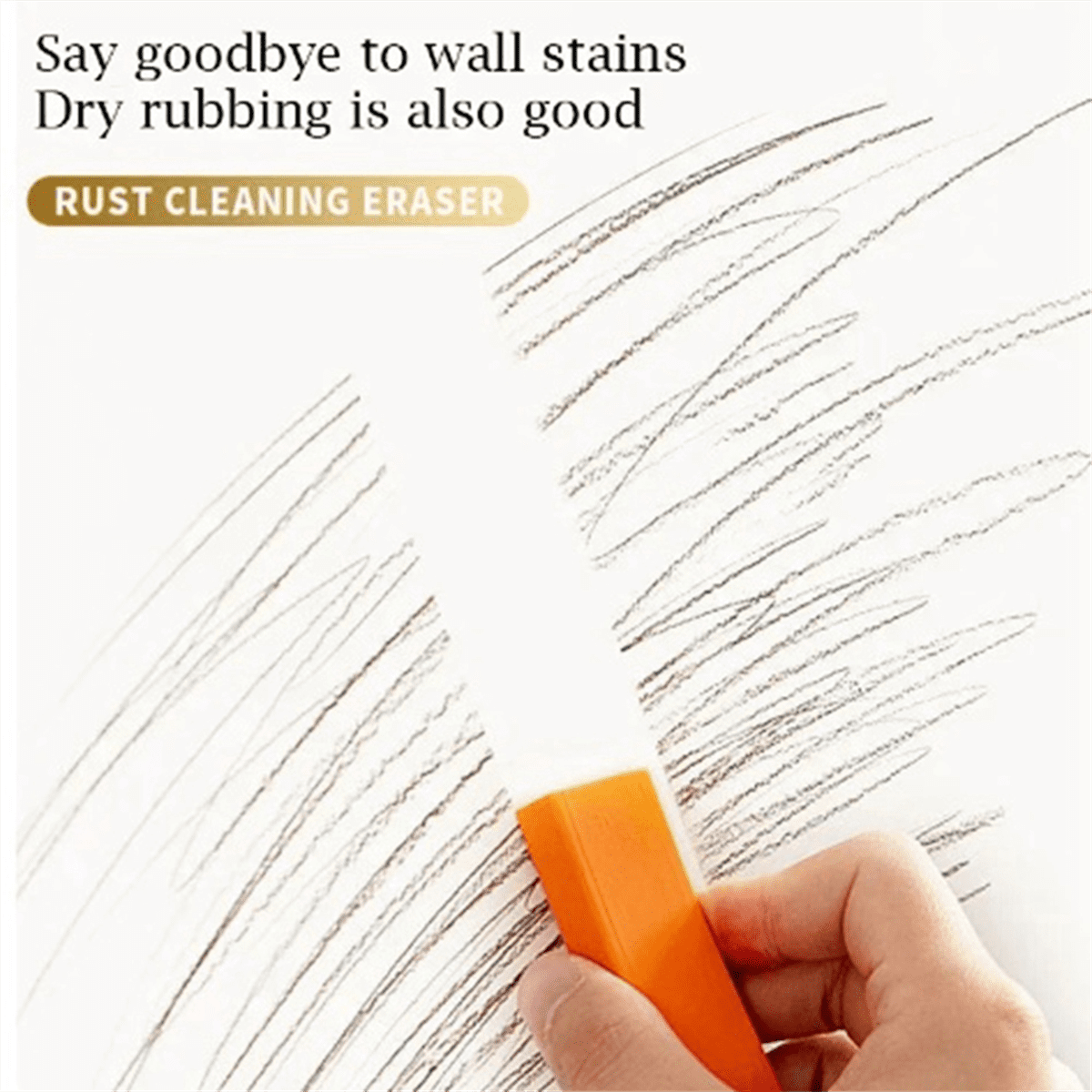 Easy Limescale Eraser Bathroom Glass Rust Remover Rubber Household Kitchen Cleaning Tools Kitchen Scale and Rust Brush