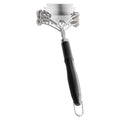 Stainless Steel BBQ Grill Brush &amp; Scraper - 17" Bristle-Free Grill Cleaner - Heavy Duty Grill Cleaning Tool for Gas, Charcoal &amp; Pellet Grills - Safe, Non-Scratch Surface Cleaning