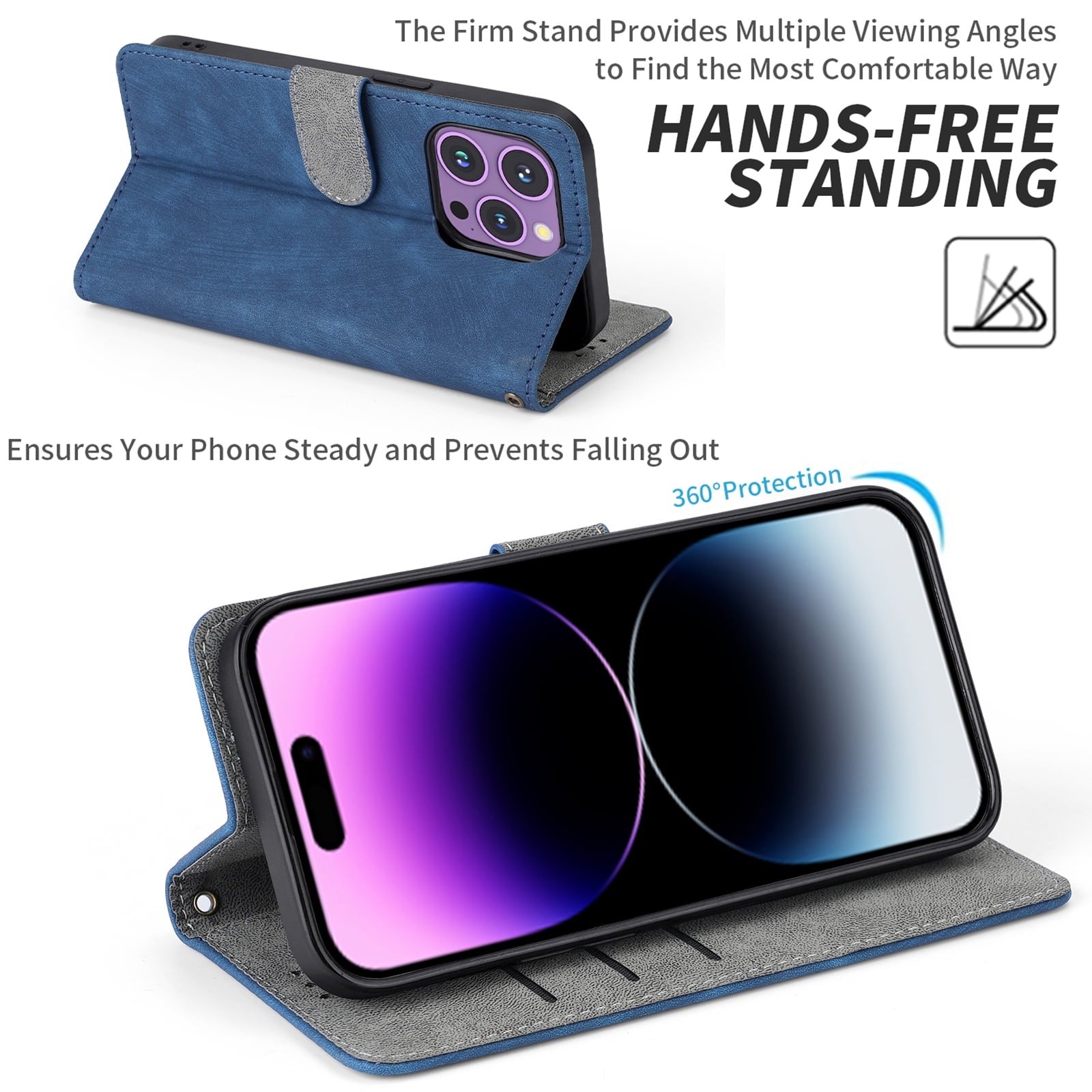 Case for TCL Lively Jitterbug Smart4 Wallet Protective Case, Leather Phone Case with Magnetic Closed Credit Card Slot - Wrist Strap Shockproof Protection Phone Case