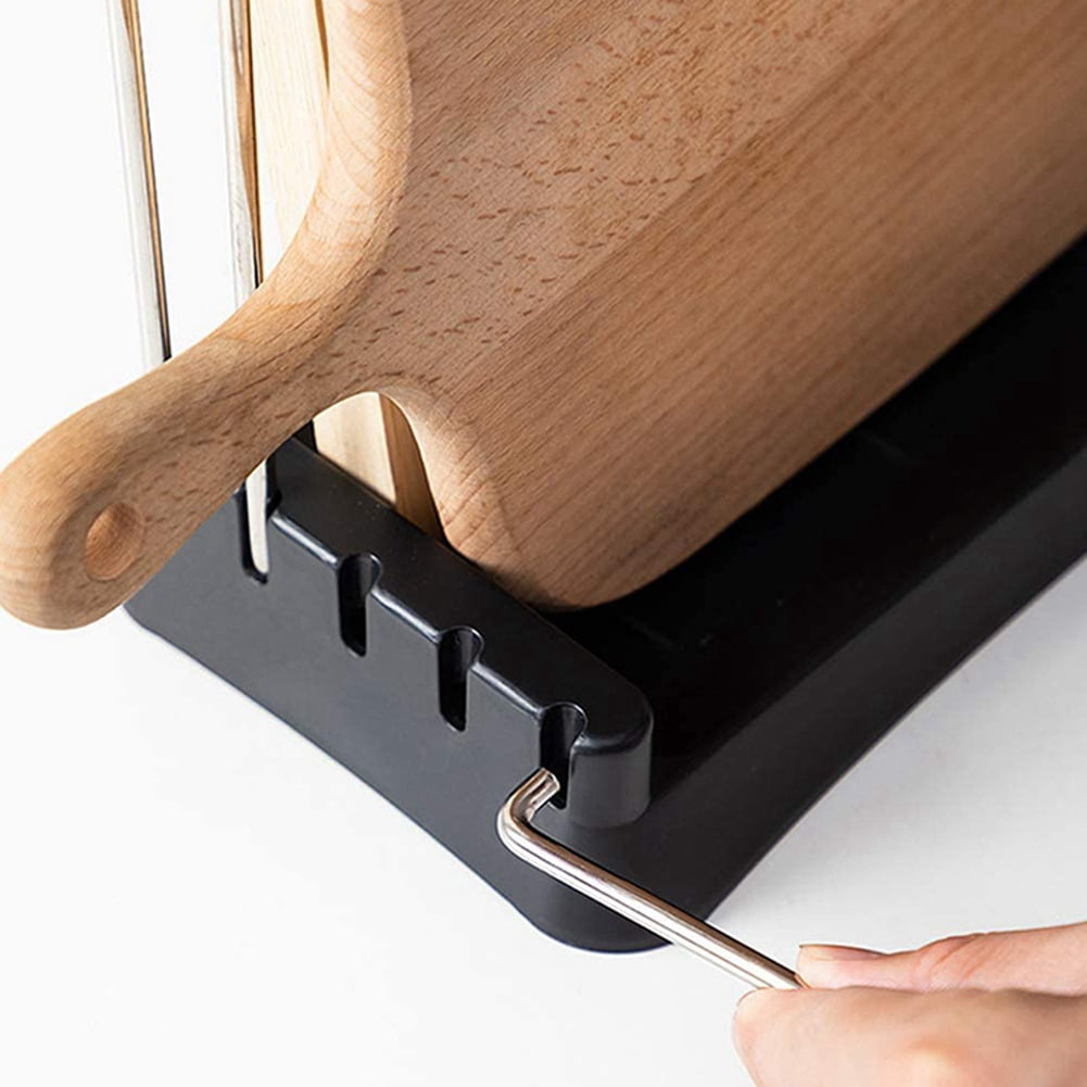 Cutting Boards Holder, Organizer Pantry Rack Bakeware Holder Chopping Board Organizer Kitchen Countertop Storage White