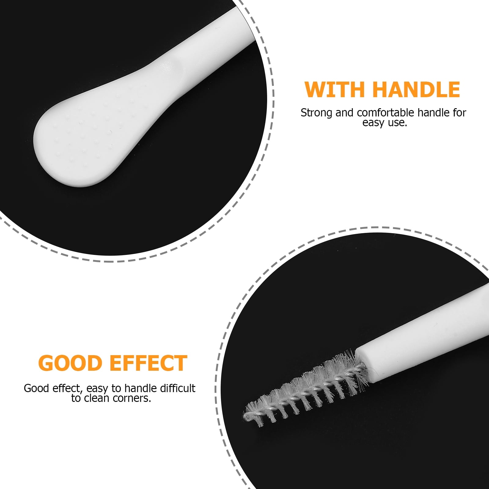 10pcs Mini Cleaning Brush Set For Crevices Type And Household Use Includes Soft Scrub Brushes For Detailed Cleaning