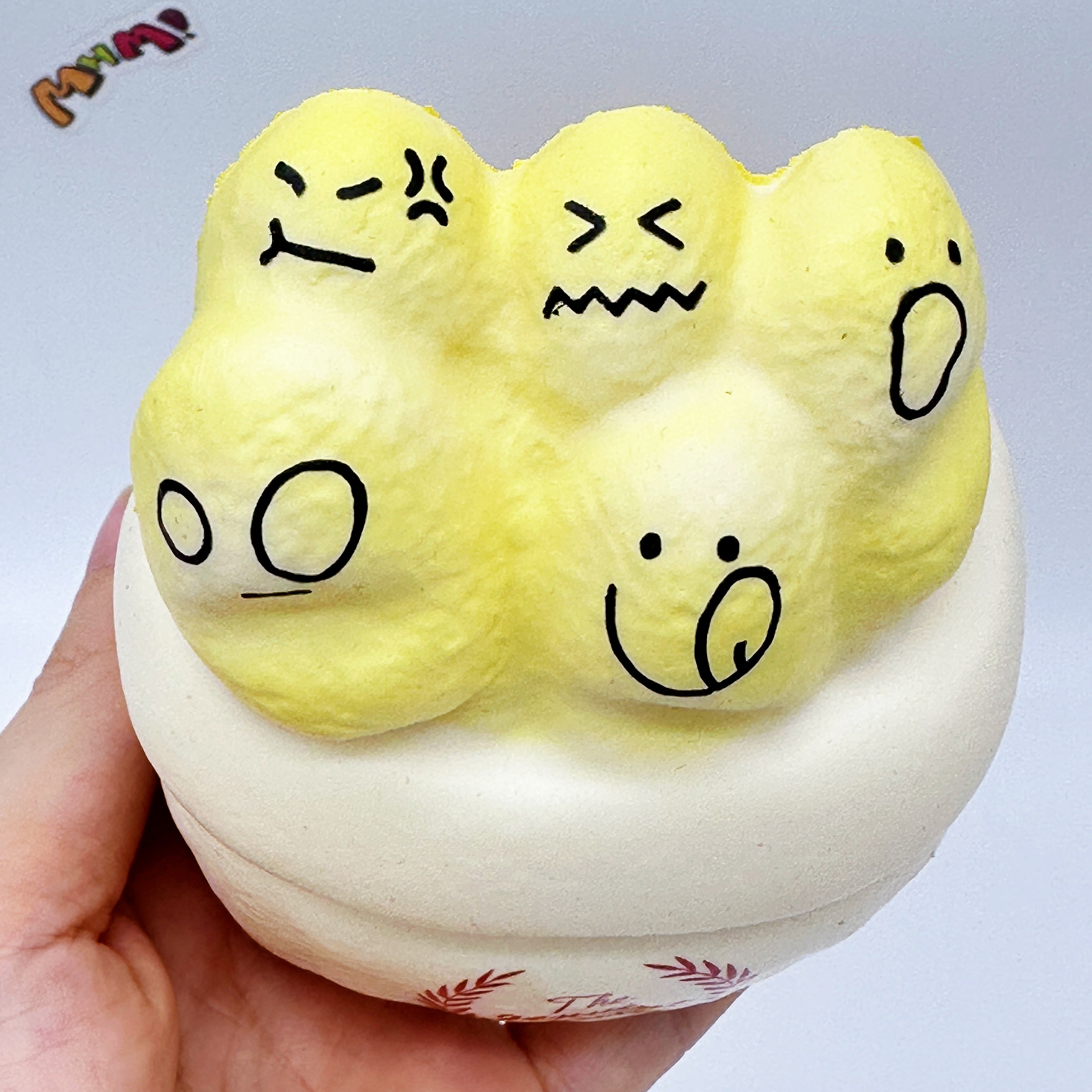 Cute Multi-Face Baguette Bread Stress Relief Squishy