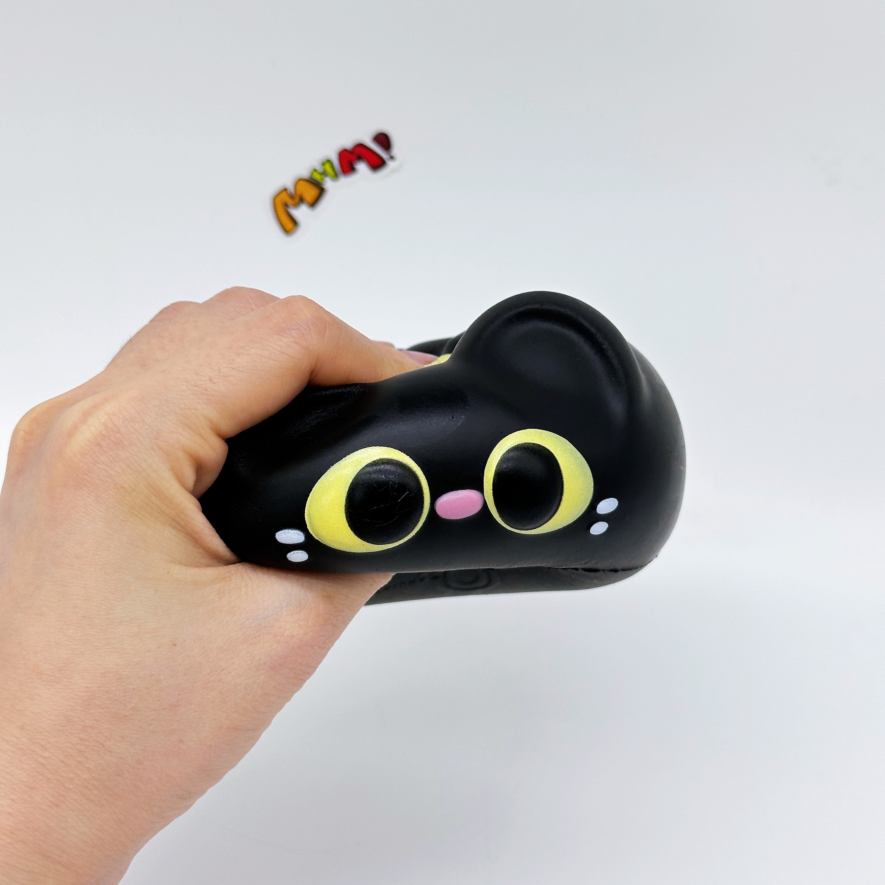 Kawaii Black Cat Char Siu Bun Slow Rise Squishy Toy