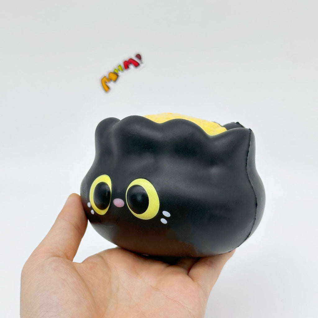 Kawaii Black Cat Siu Mai Slow Rise Squishy Toy🐱