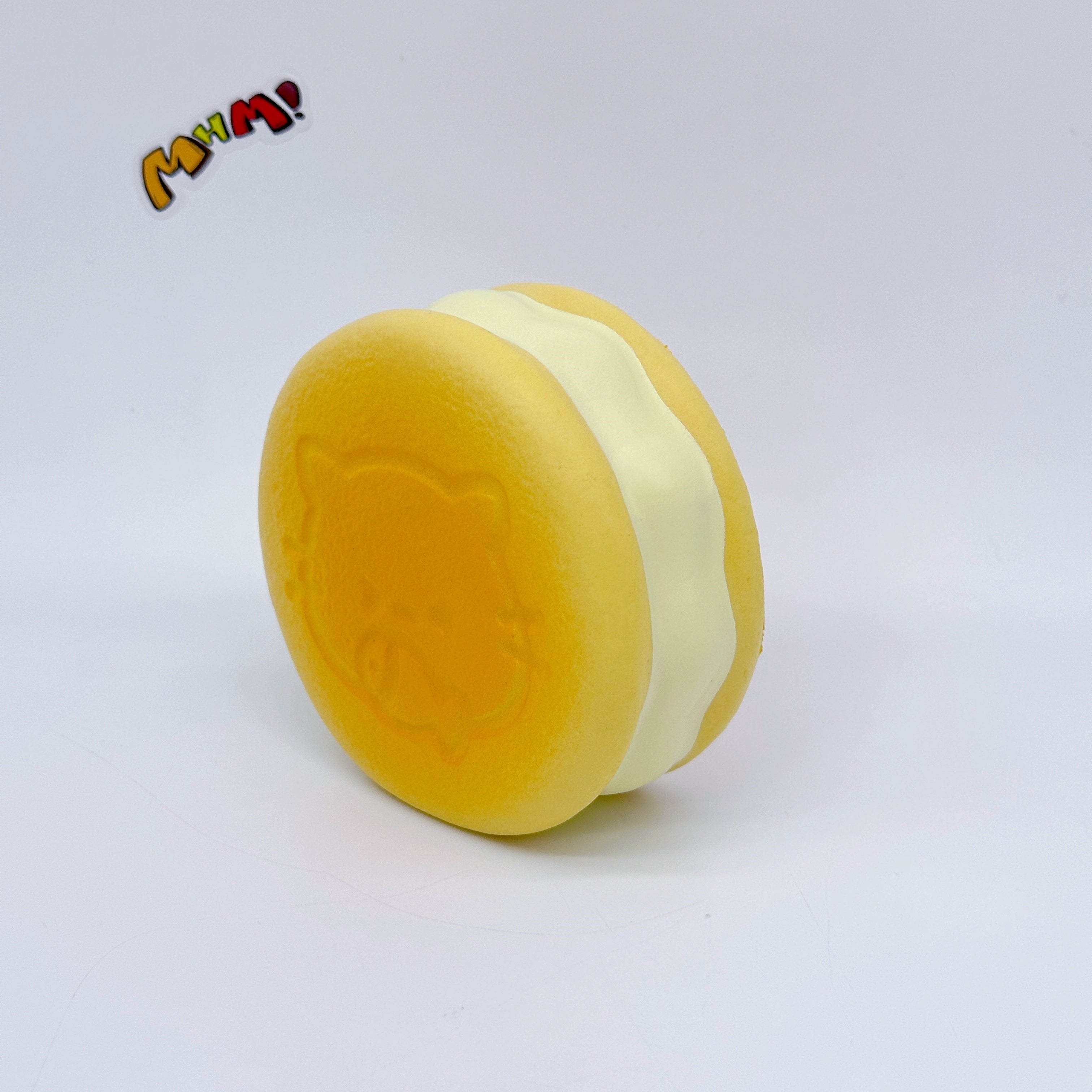 Kawaii Original Flavor Cookie Squishy with Kitty Emboss: Ultra Soft & Slow Rise! 🍪🐾
