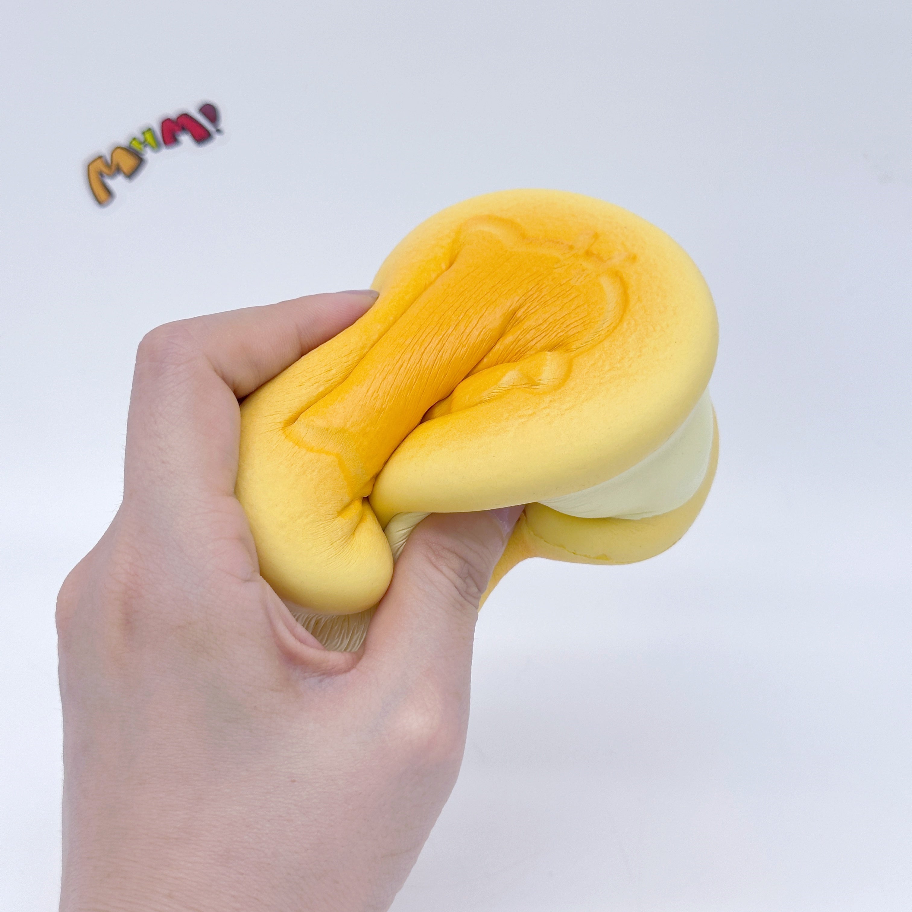 Kawaii Original Flavor Cookie Squishy with Kitty Emboss: Ultra Soft & Slow Rise! 🍪🐾