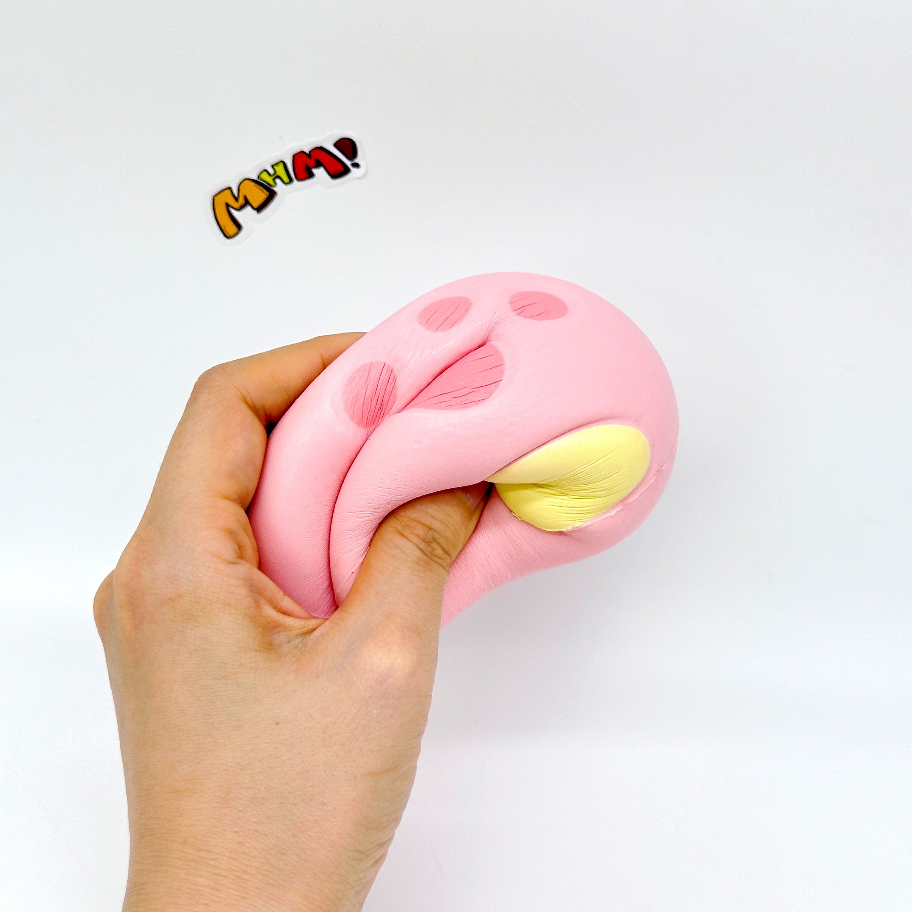 Slow Rise Cat Paw Lava Bun Squishy – Squeeze Away Stress! 🐱✨
